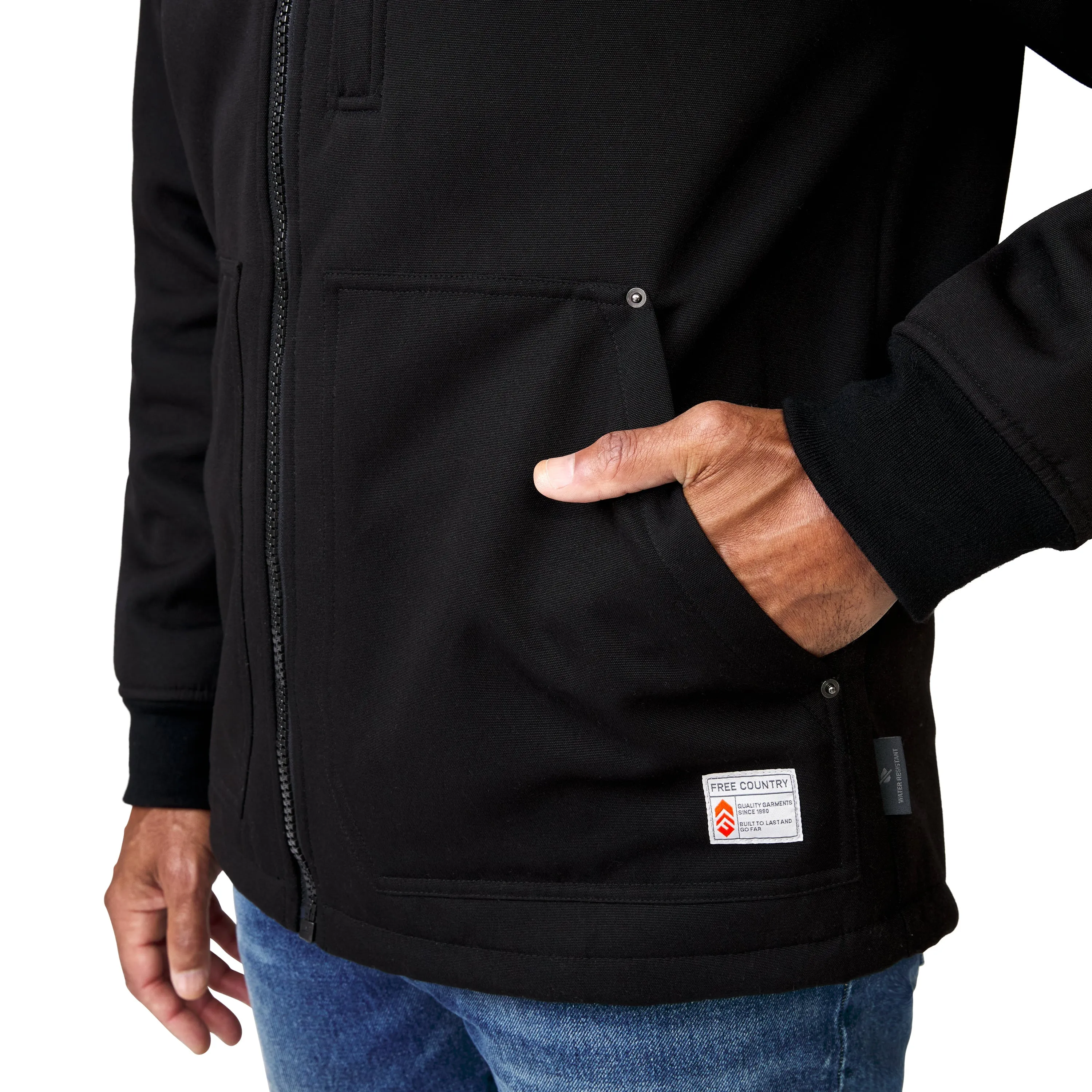 Free Country Men's Wind River Burly Canvas Softshell Jacket