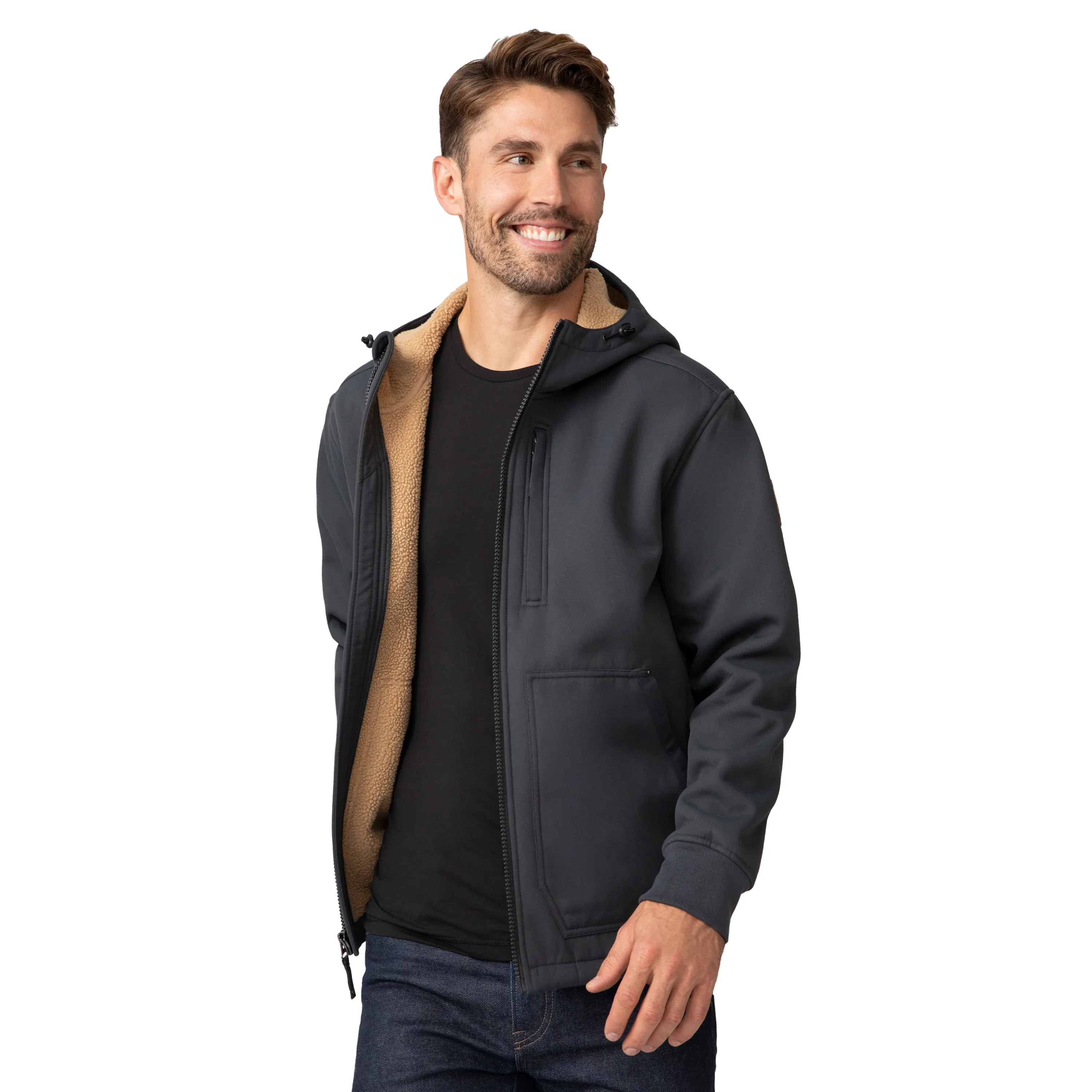 Free Country Men's Wind River Burly Canvas Softshell Jacket