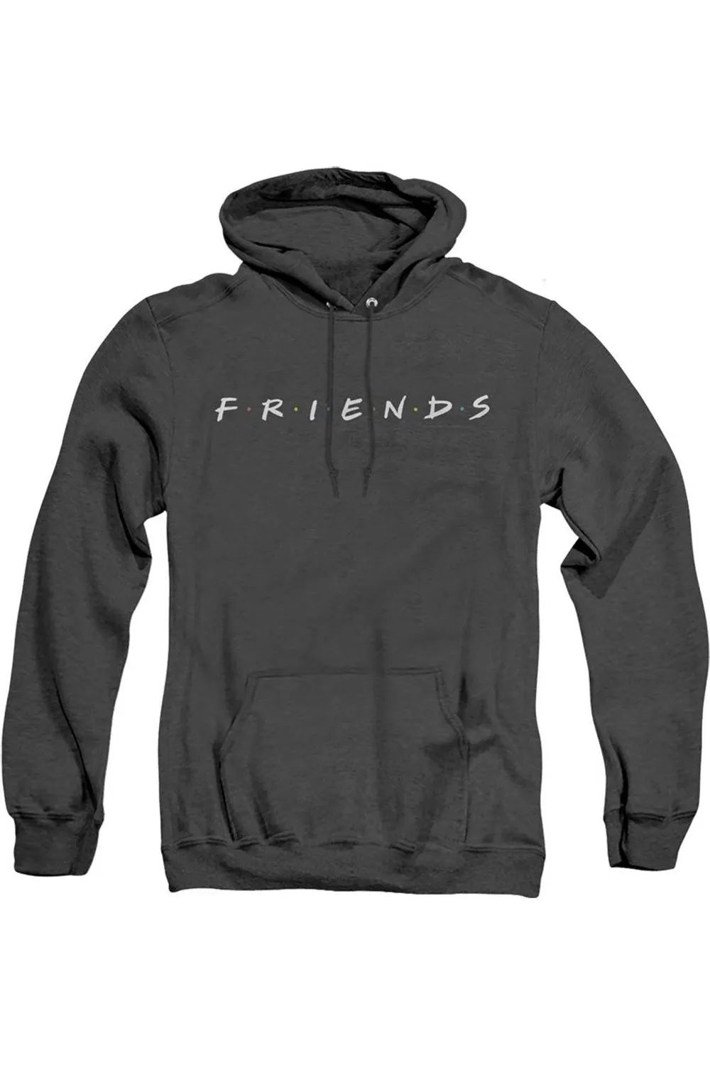 Friends Logo Adult Heather Hoodie / Hooded Sweatshirt