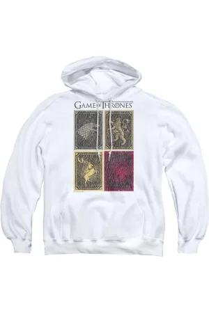 Game Of Thrones House Squares Adult Pull Over Hoodie / Hooded Sweatshirt