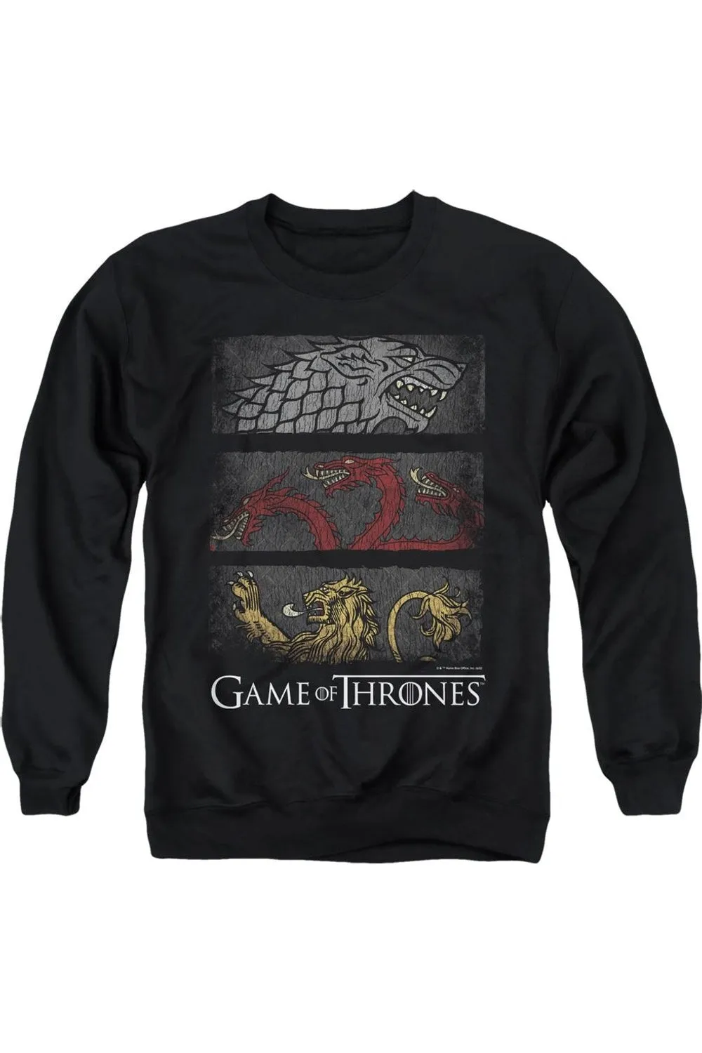 Game Of Thrones Sigil Banners Adult Crewneck Sweatshirt