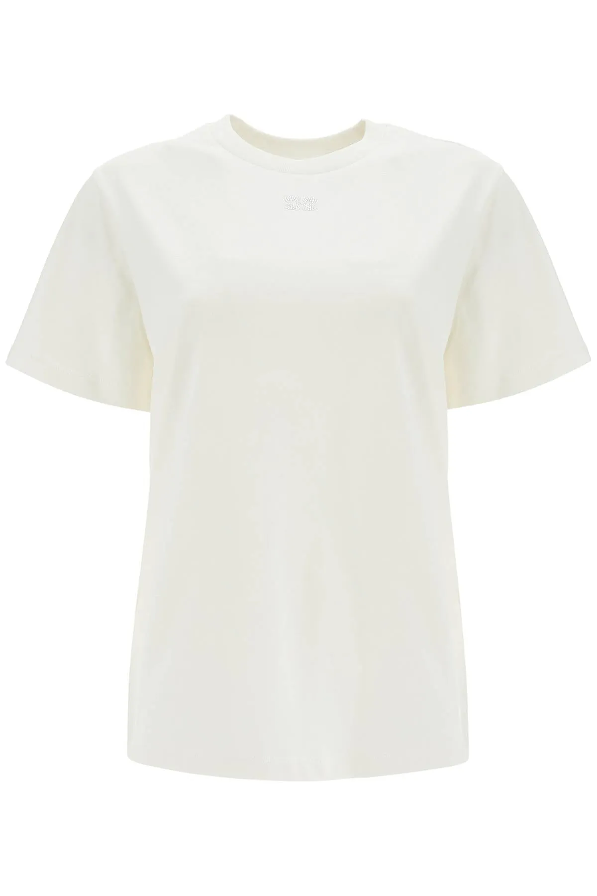 Ganni Women's 'Logo Rhinestone T-Shirt