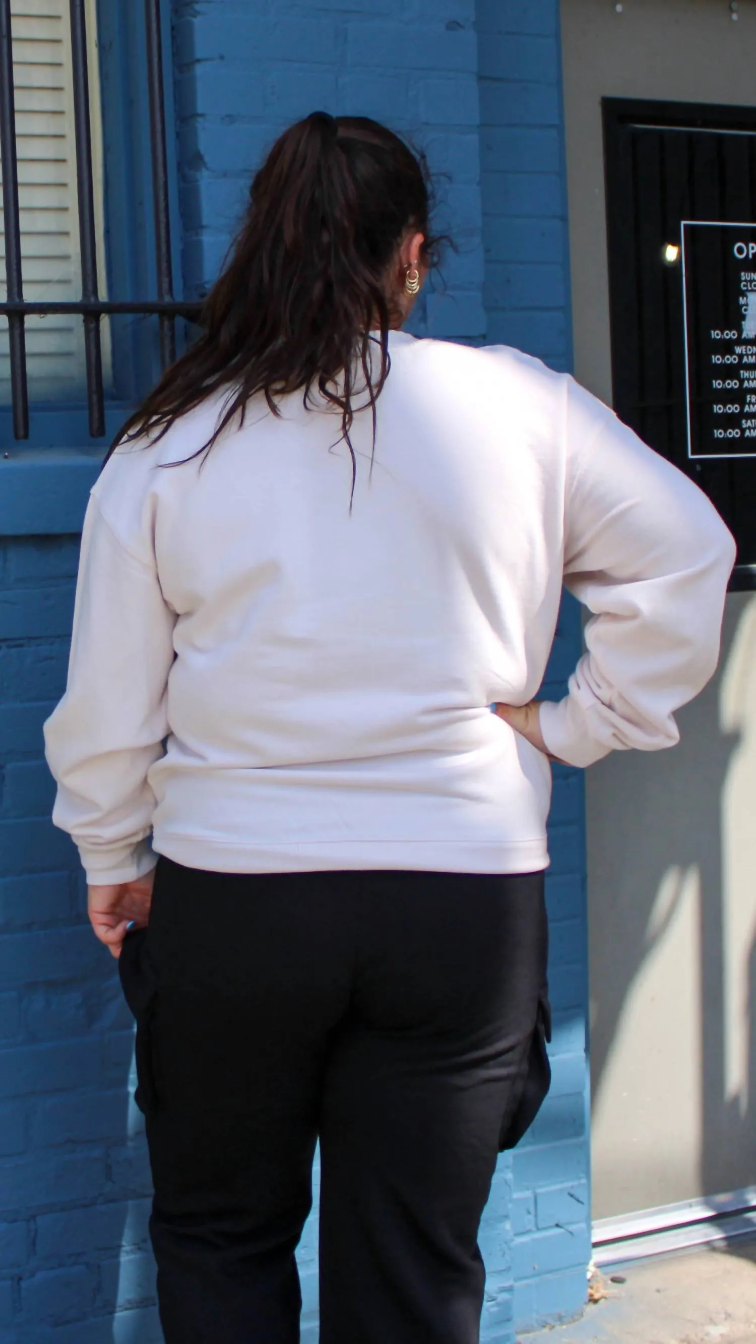 Ghost Crewneck Sweatshirt In Ivory