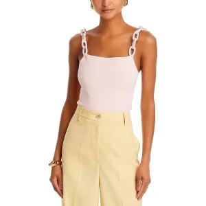Gretel Womens Stretch Chain Strap Tank Top