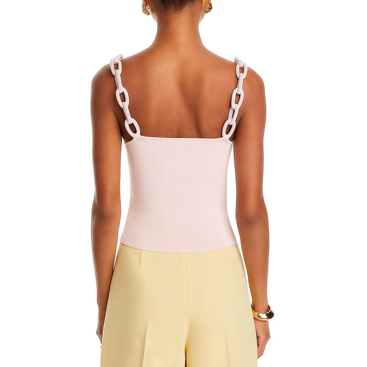 Gretel Womens Stretch Chain Strap Tank Top