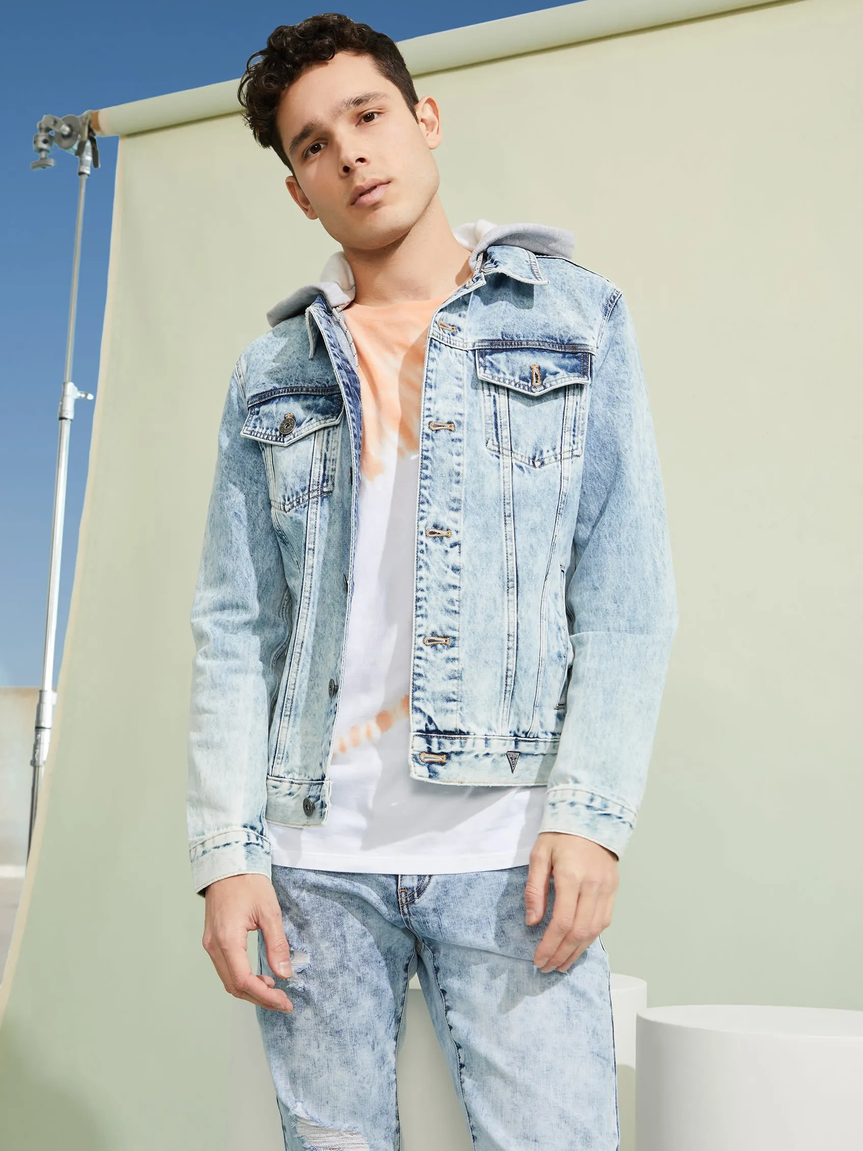 Harold Hooded Denim Jacket