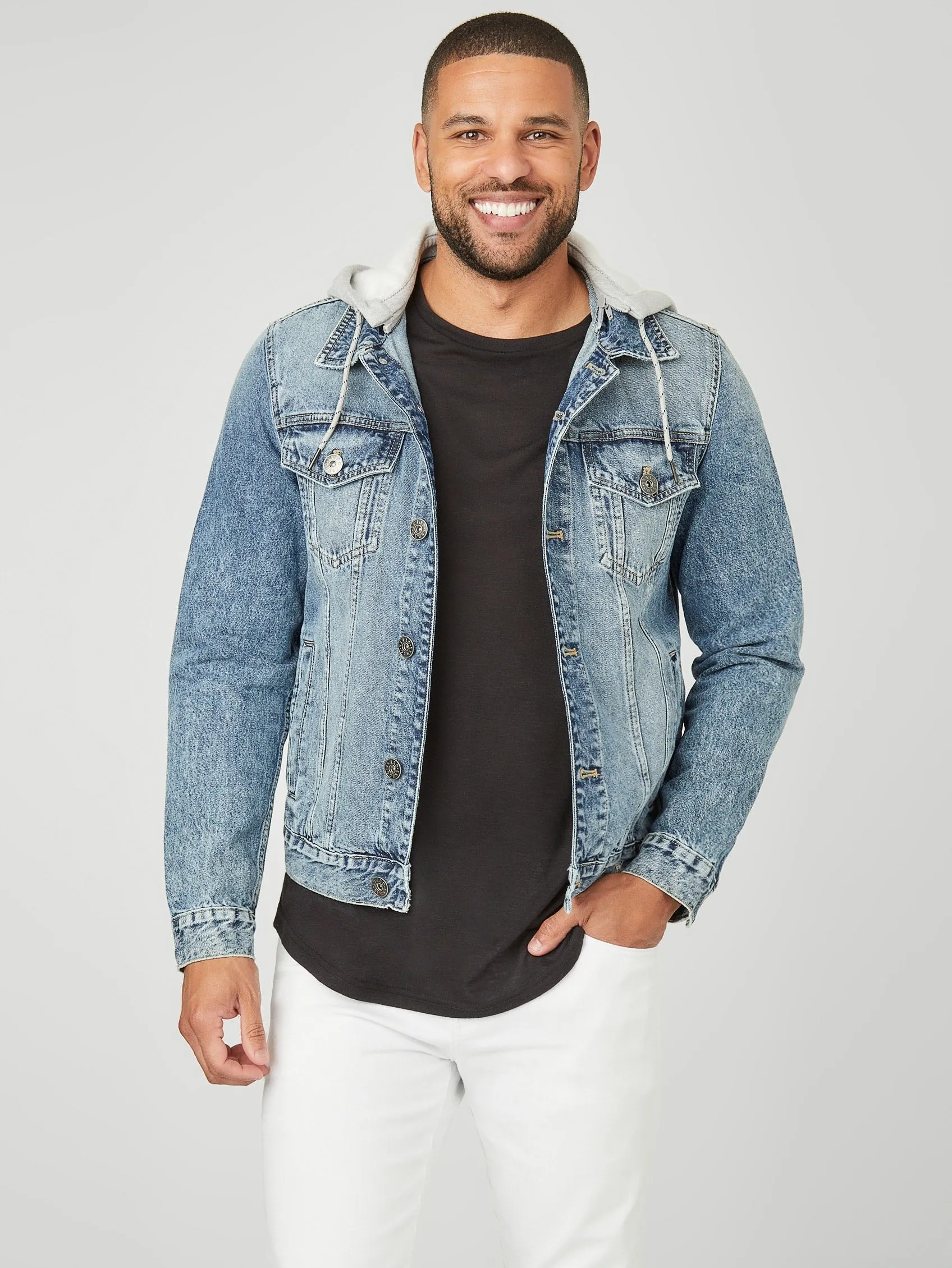 Harold Hooded Denim Jacket