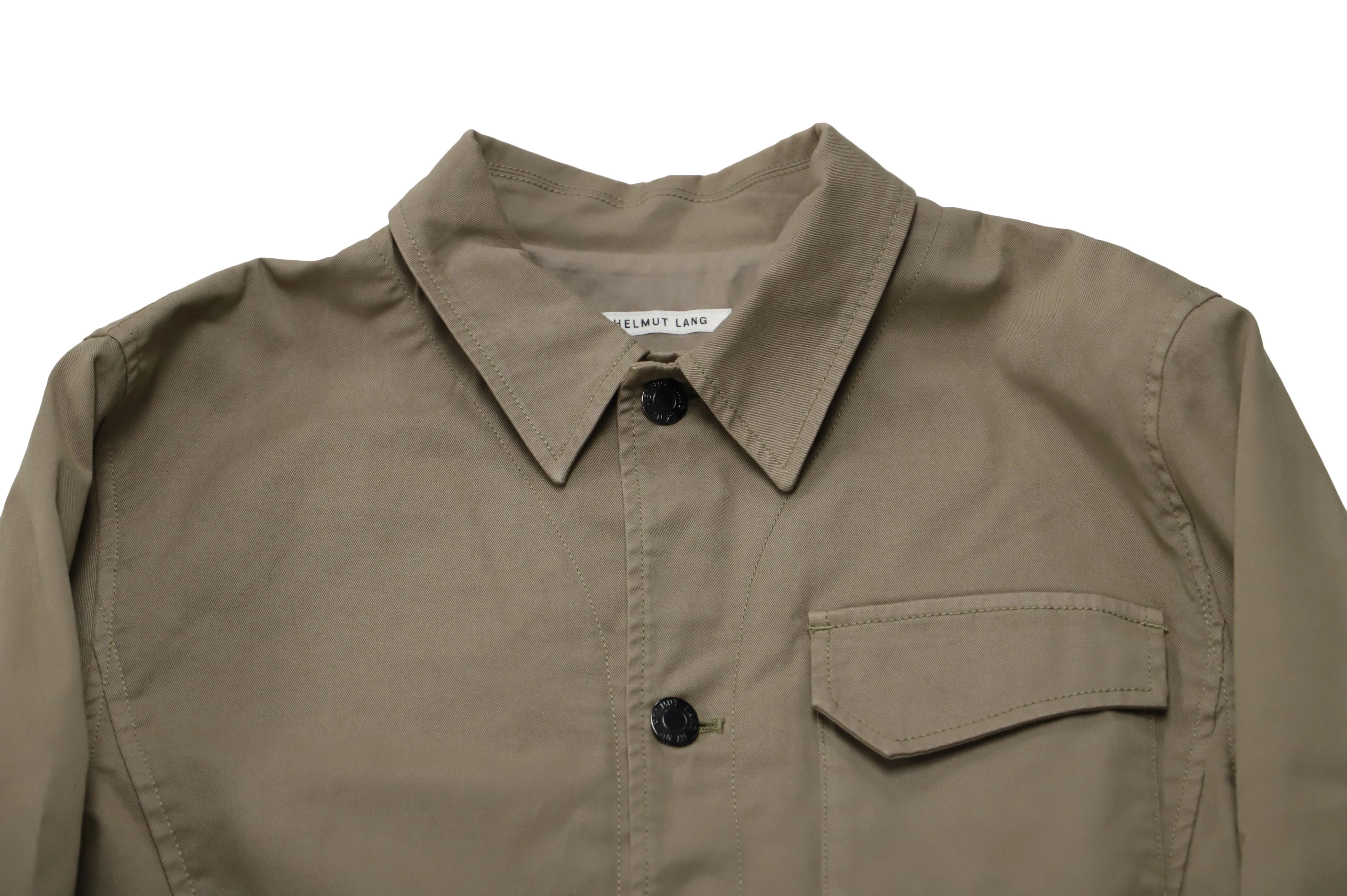 Helmut Lang Shirt Jacket in Brown Cotton