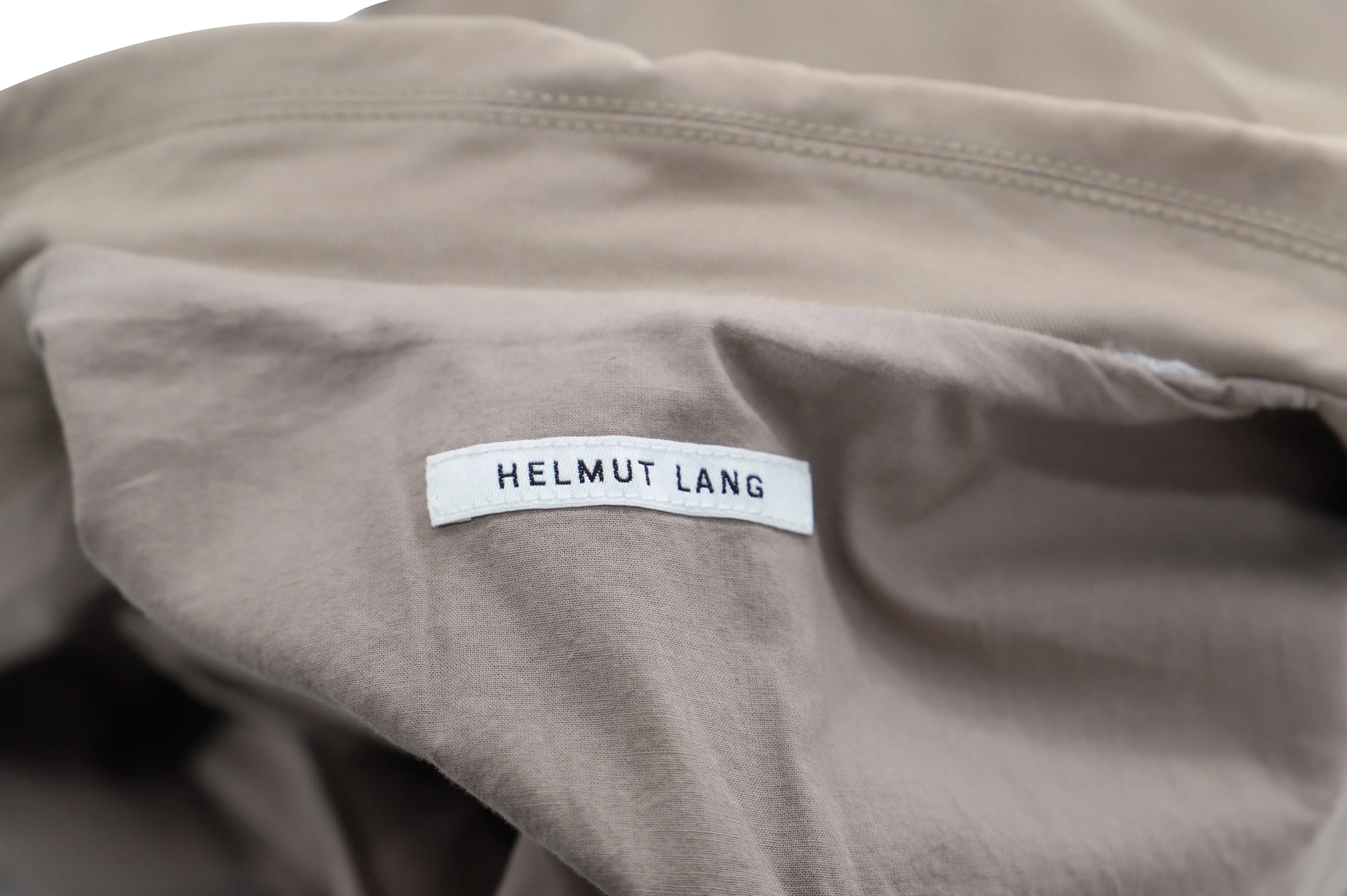 Helmut Lang Shirt Jacket in Brown Cotton