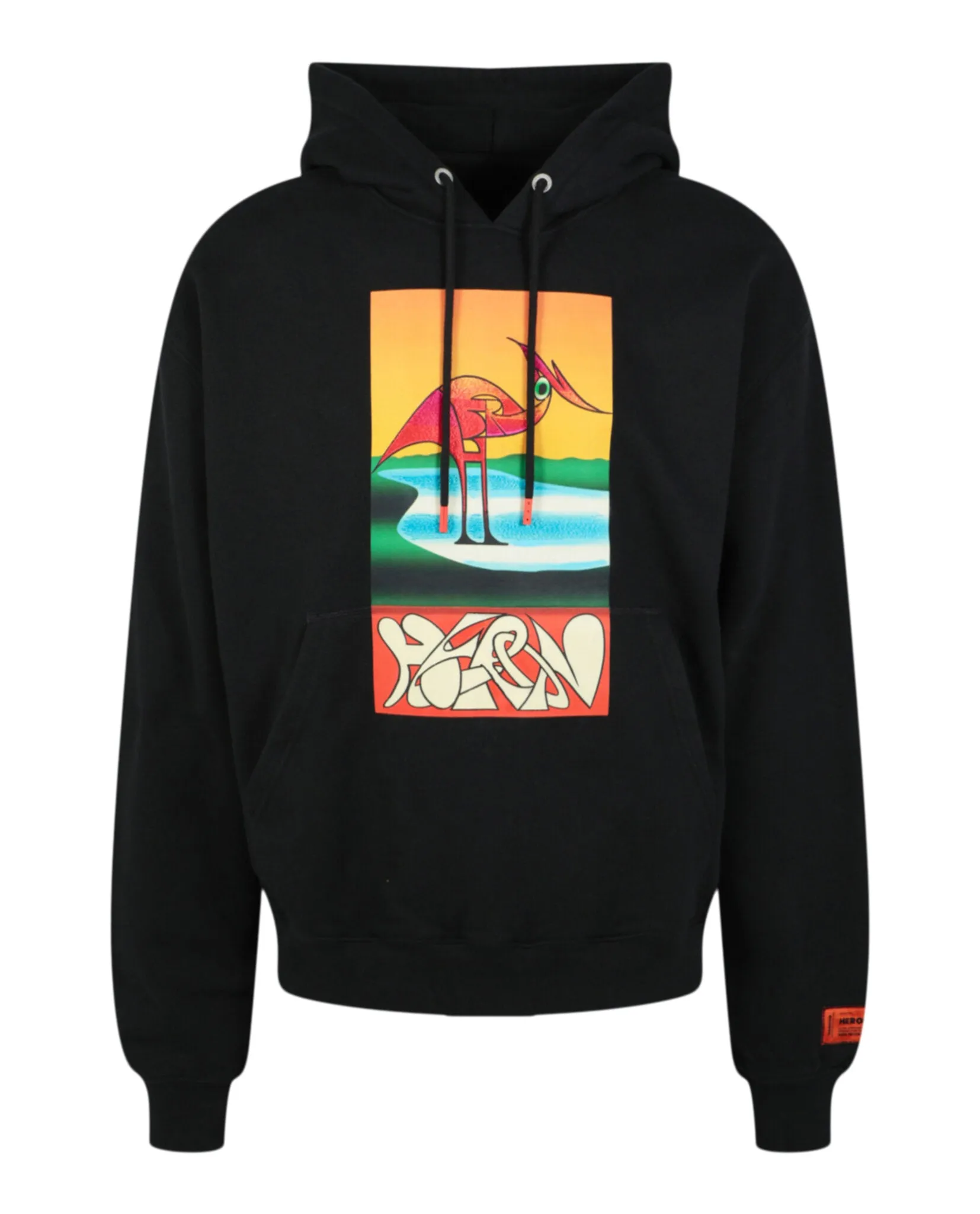 Heron Abstract Hoodie
