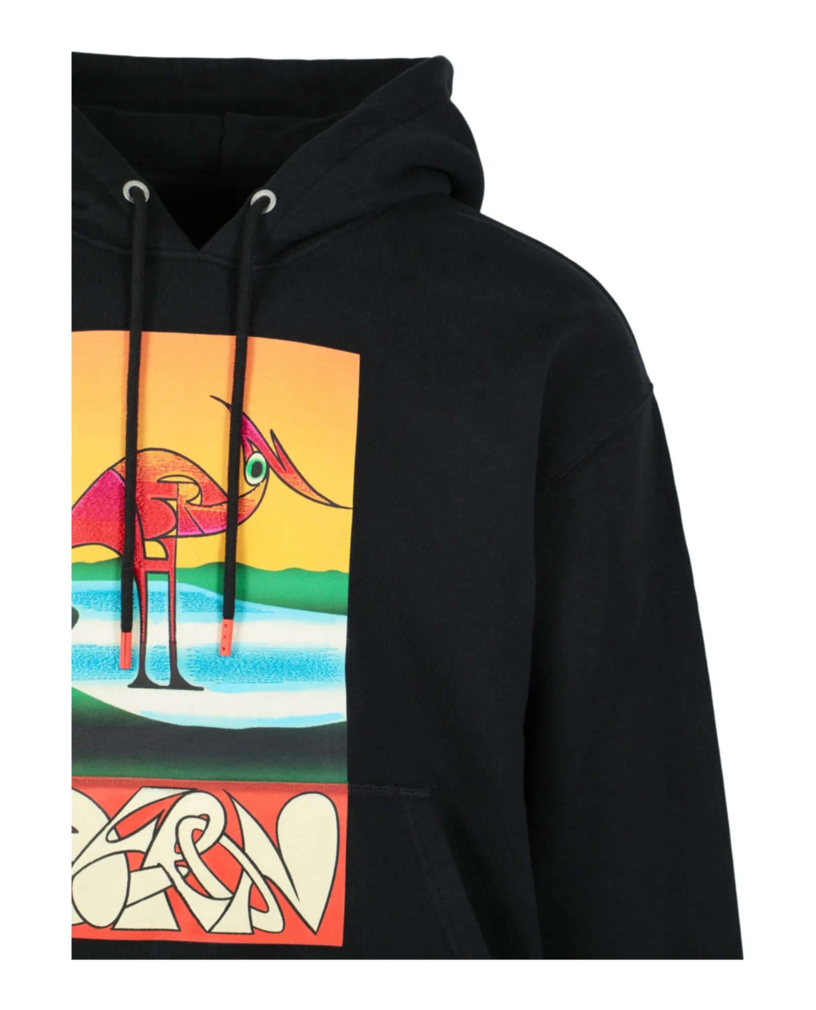 Heron Abstract Hoodie