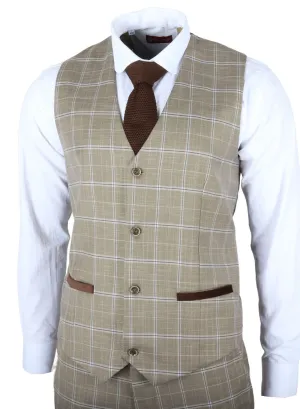 Hode Waistcoat Checked Tailored Fit Vest