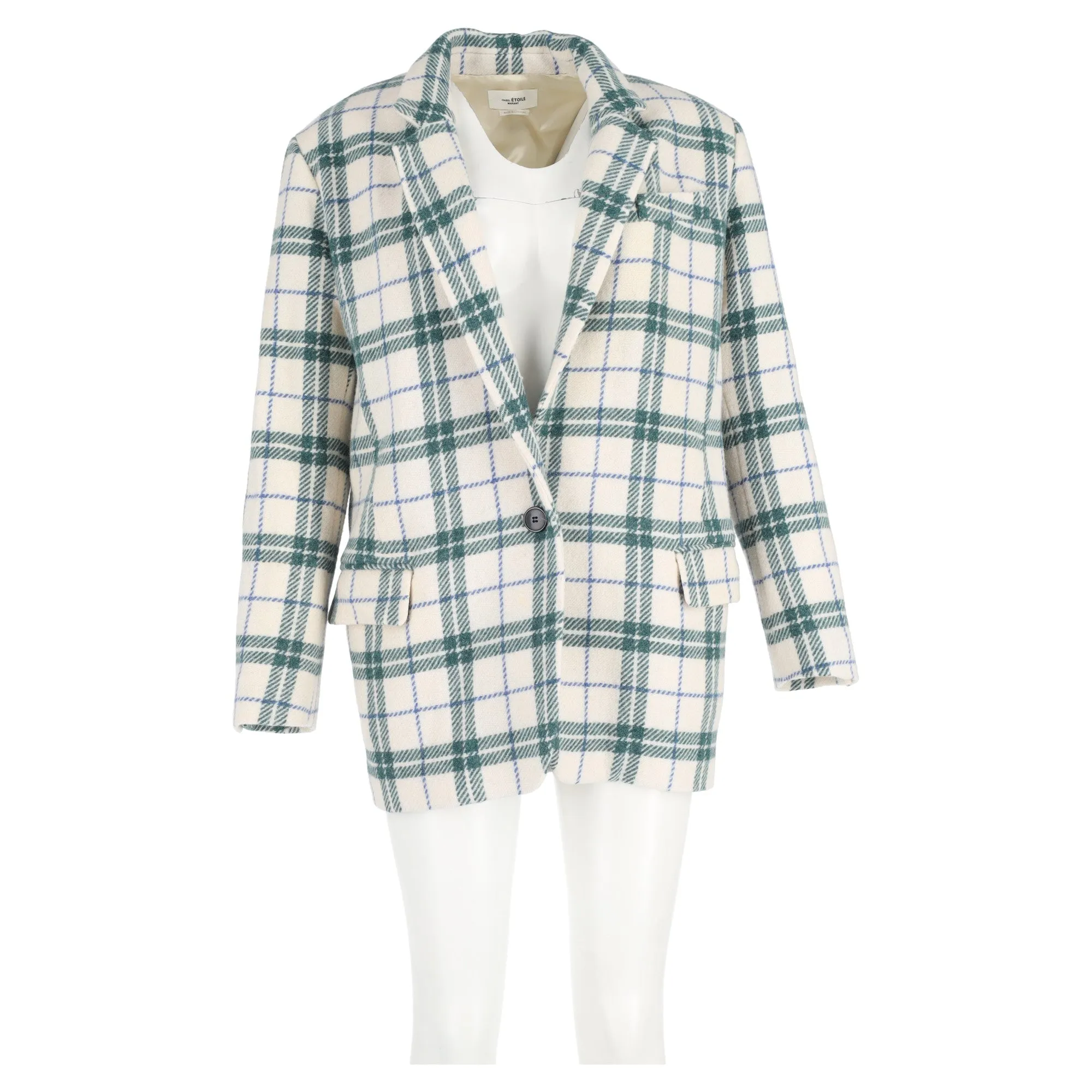 Isabel Marant Étoile Checked Blazer in Multicolor Wool