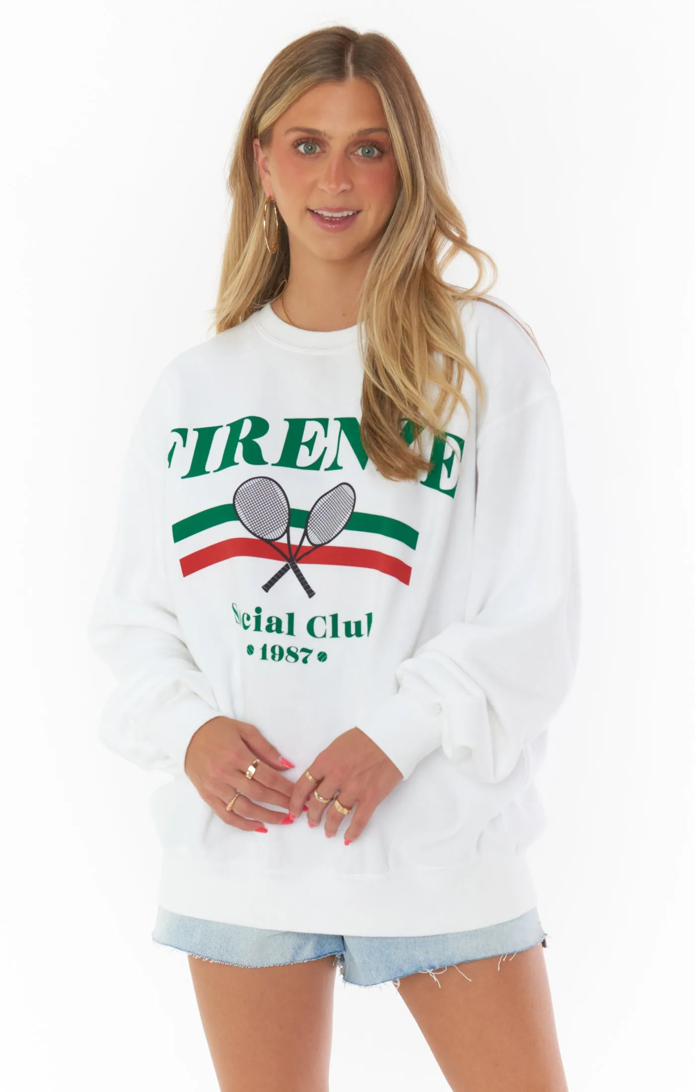 Italy Sweatshirt ~ Firenze Social Club Graphic