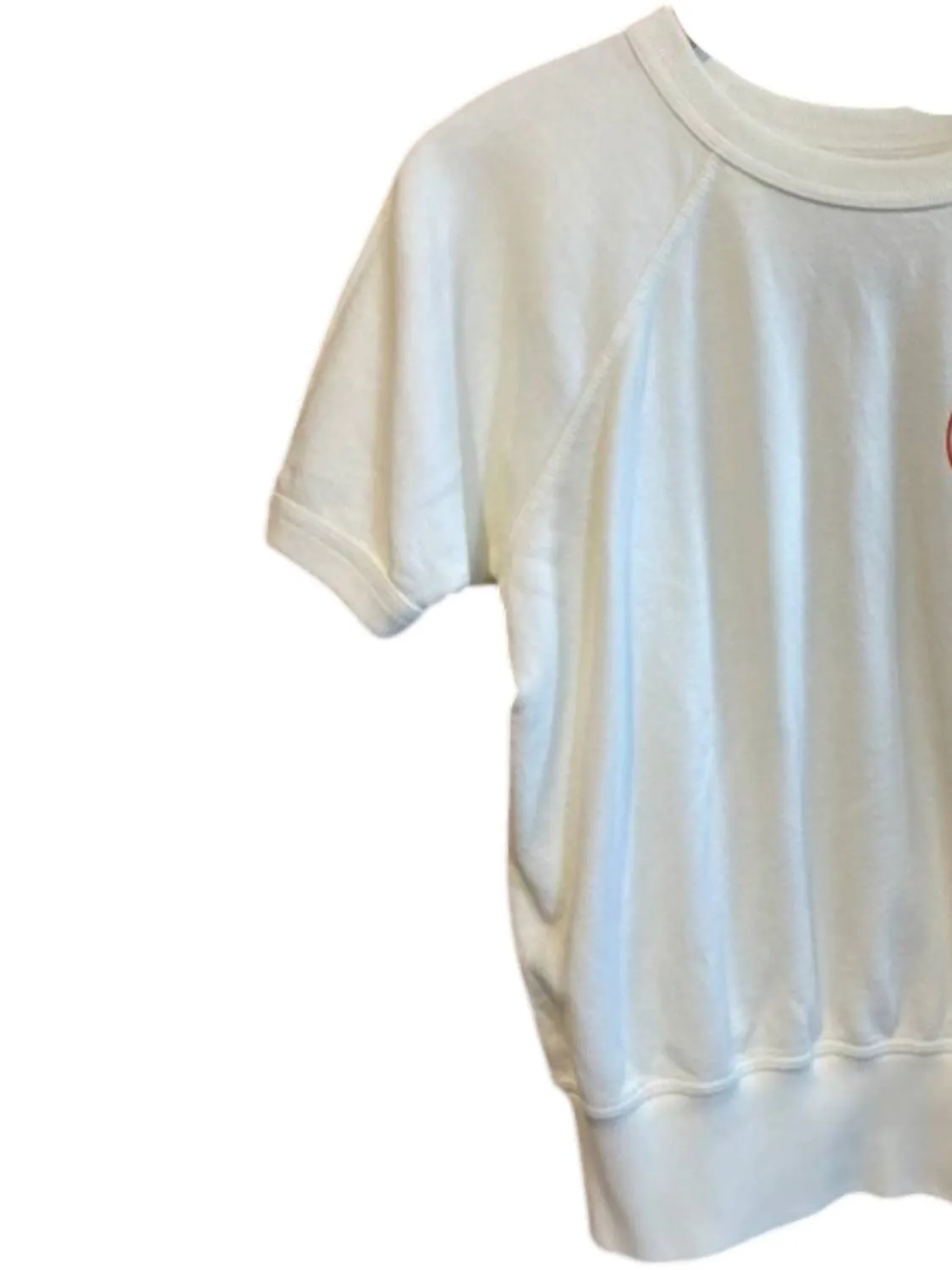 Janis Joplin Nyc Raglan Tee In White