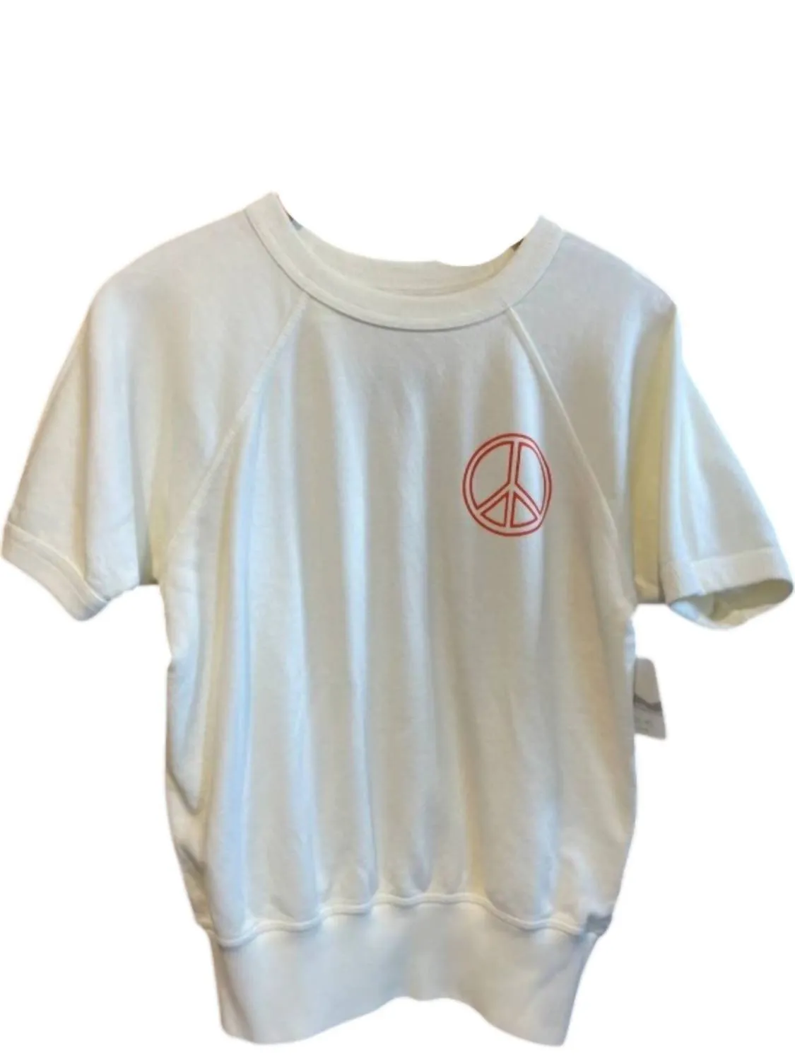 Janis Joplin Nyc Raglan Tee In White