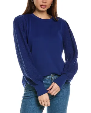 Jones New York Stitch Sleeve Sweater