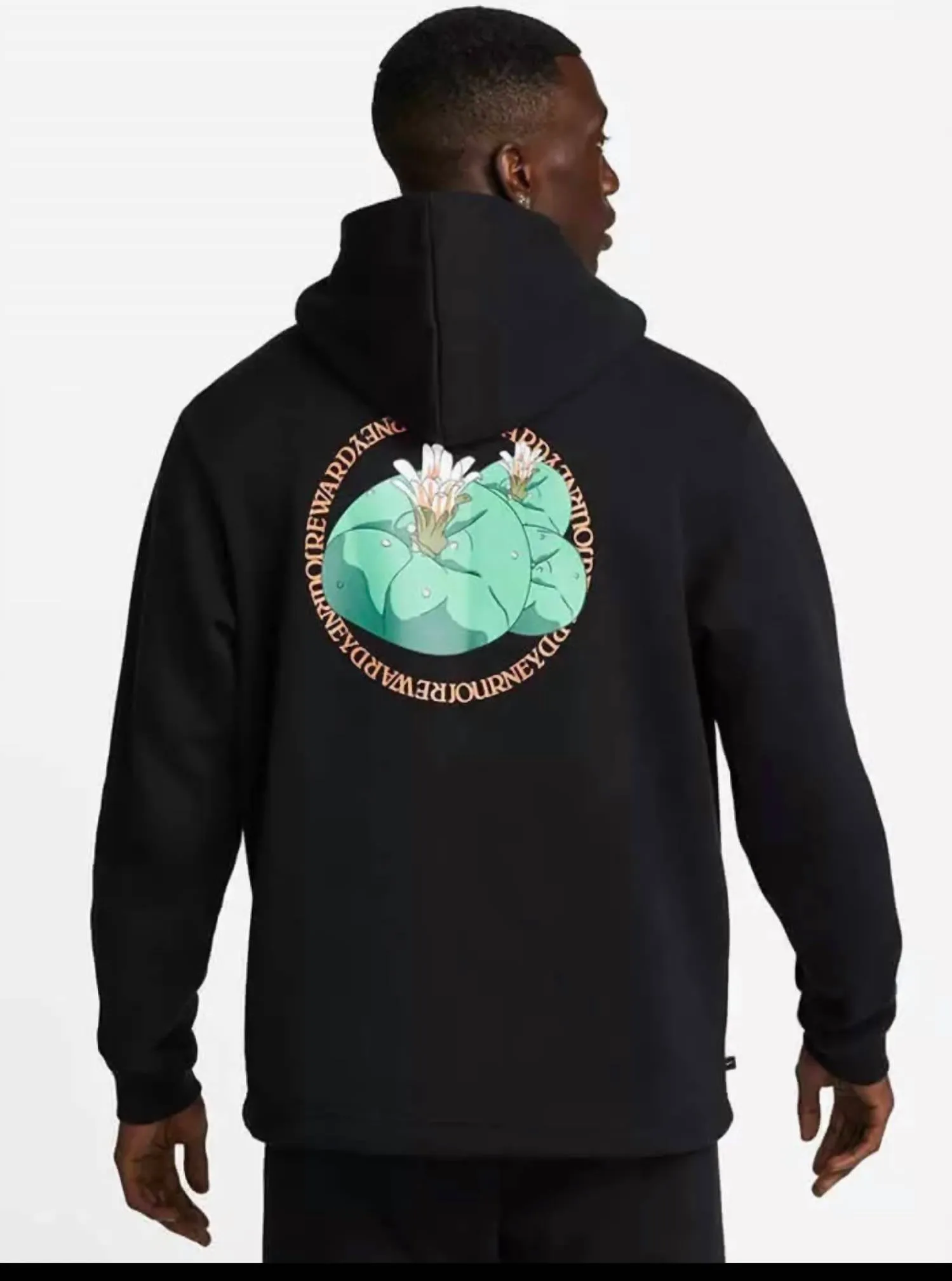 Kyrie Basketball Pullover Oversized Fit Hoodie In Black