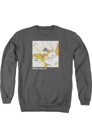 Looney Tunes Squad Goals Adult Crewneck Sweatshirt