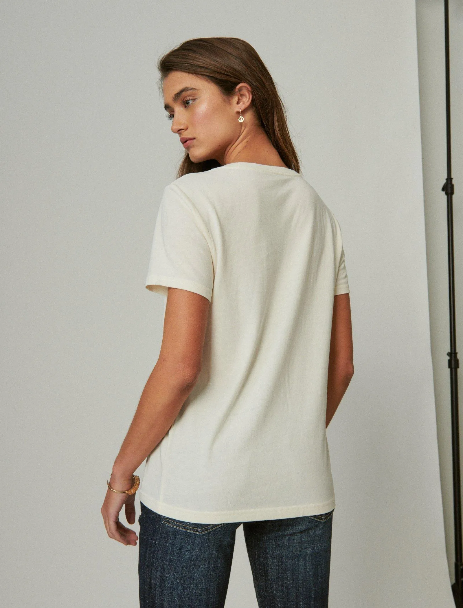 Lucky Brand Women's Happy Days Are Beer Again Crew Tee