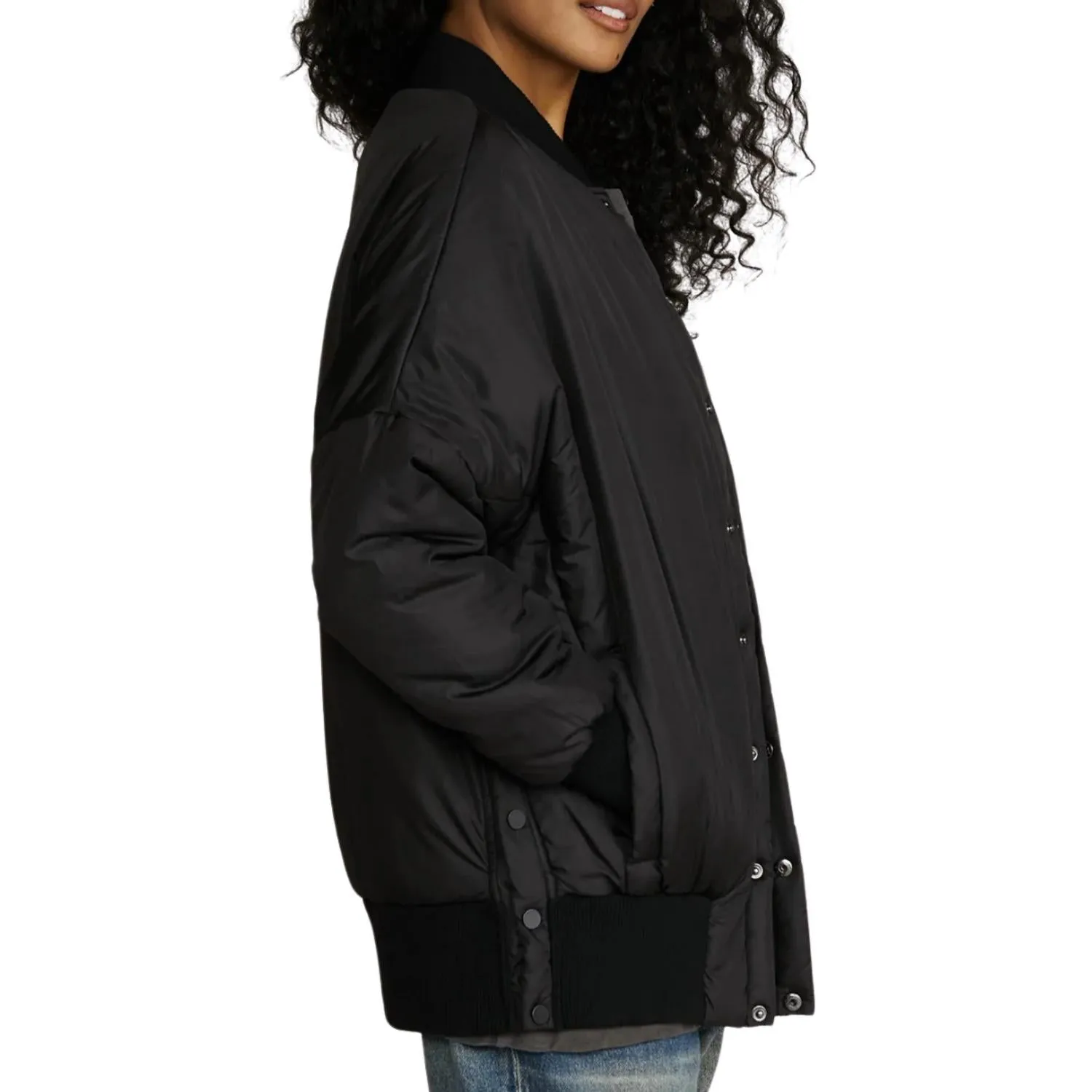 Luke Bomber Jacket In Black