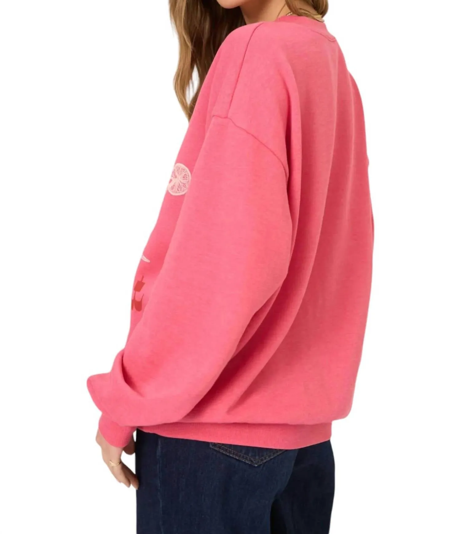 Making Spirits Bright Sweatshirt In Raspberry Blossom