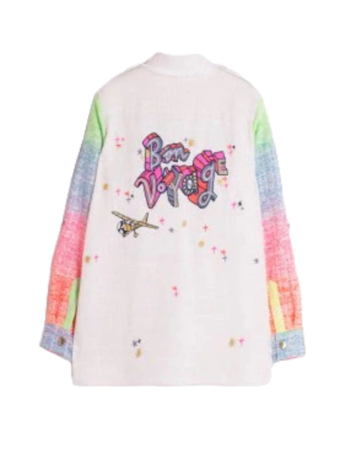 Mariella Embellished Jacket In Baleno Madelaine