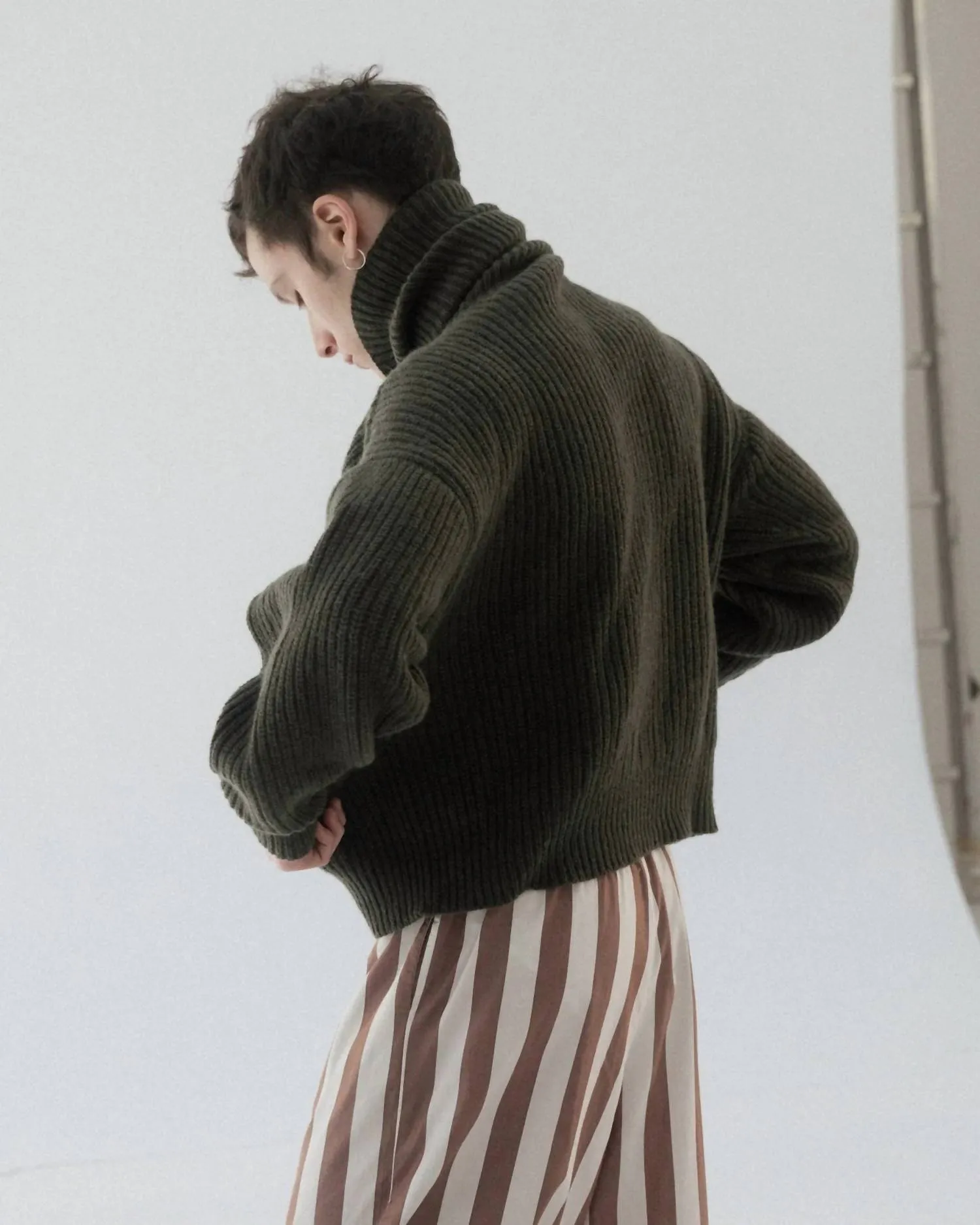 Mea Turtleneck Sweater In Foret