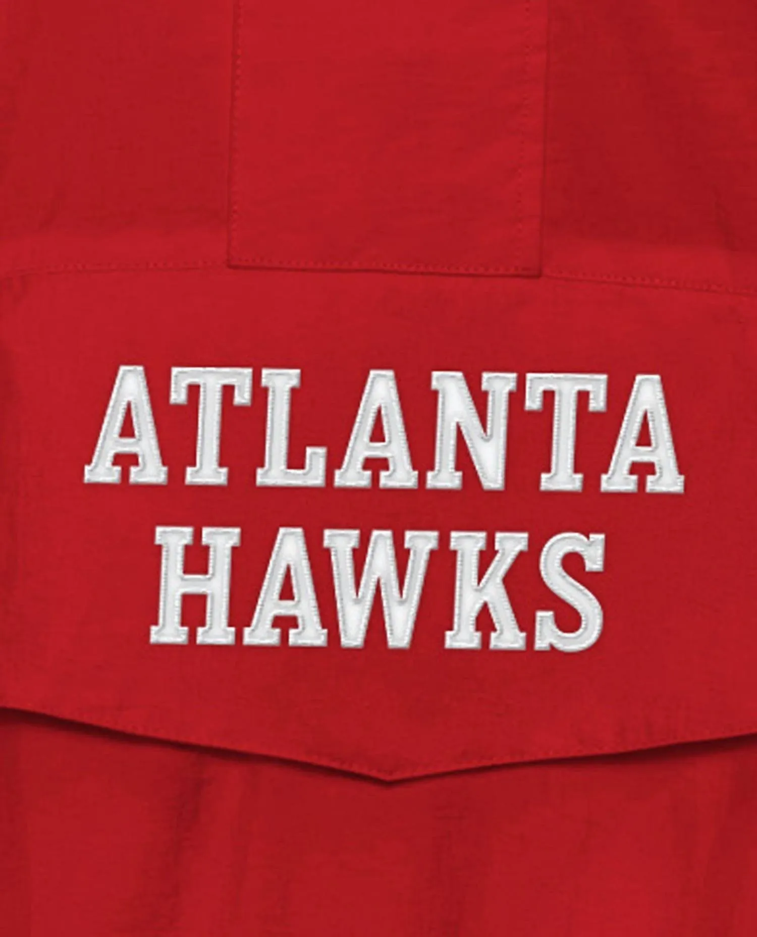 Men's Atlanta Hawks Home Team Half-Zip Jacket In Red