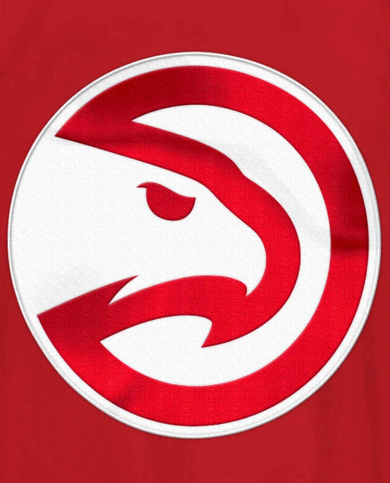 Men's Atlanta Hawks Home Team Half-Zip Jacket In Red