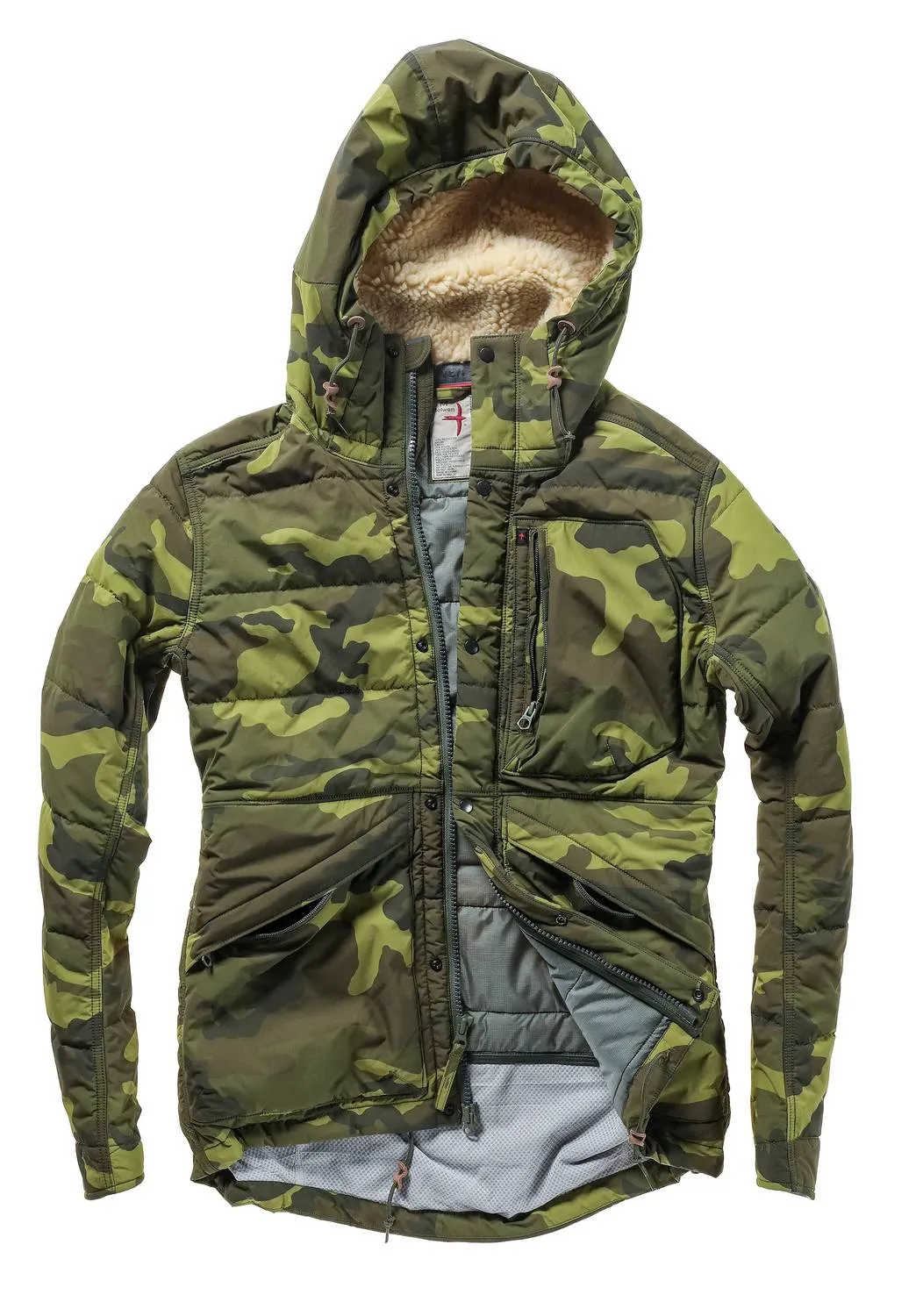 Men's Channel Boarder Jacket In Bright Camo