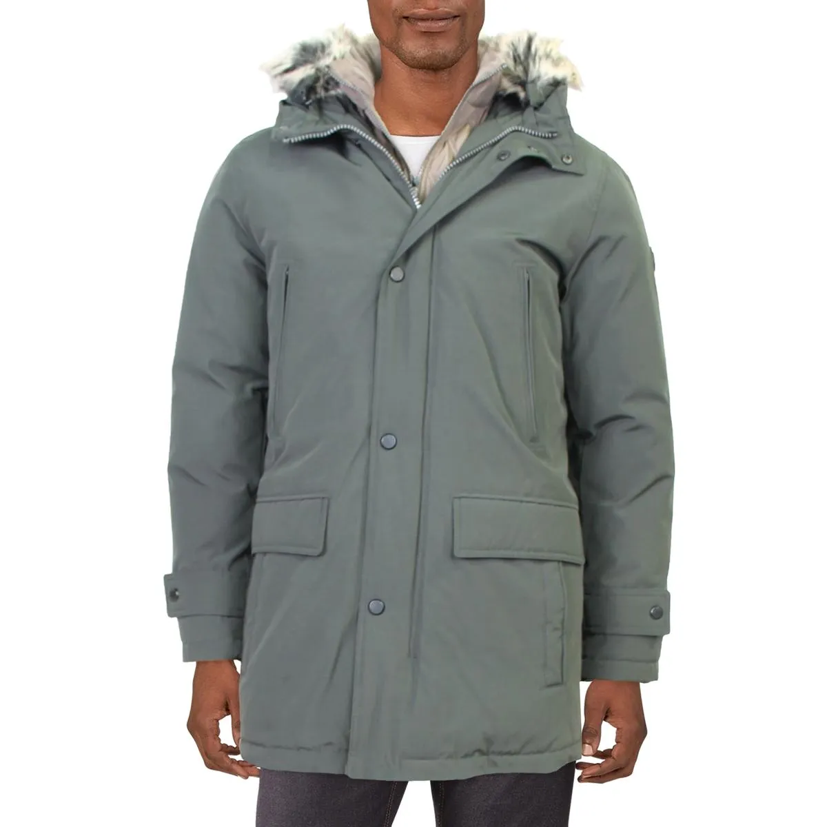 Mens Cold Weather Winter Parka Coat