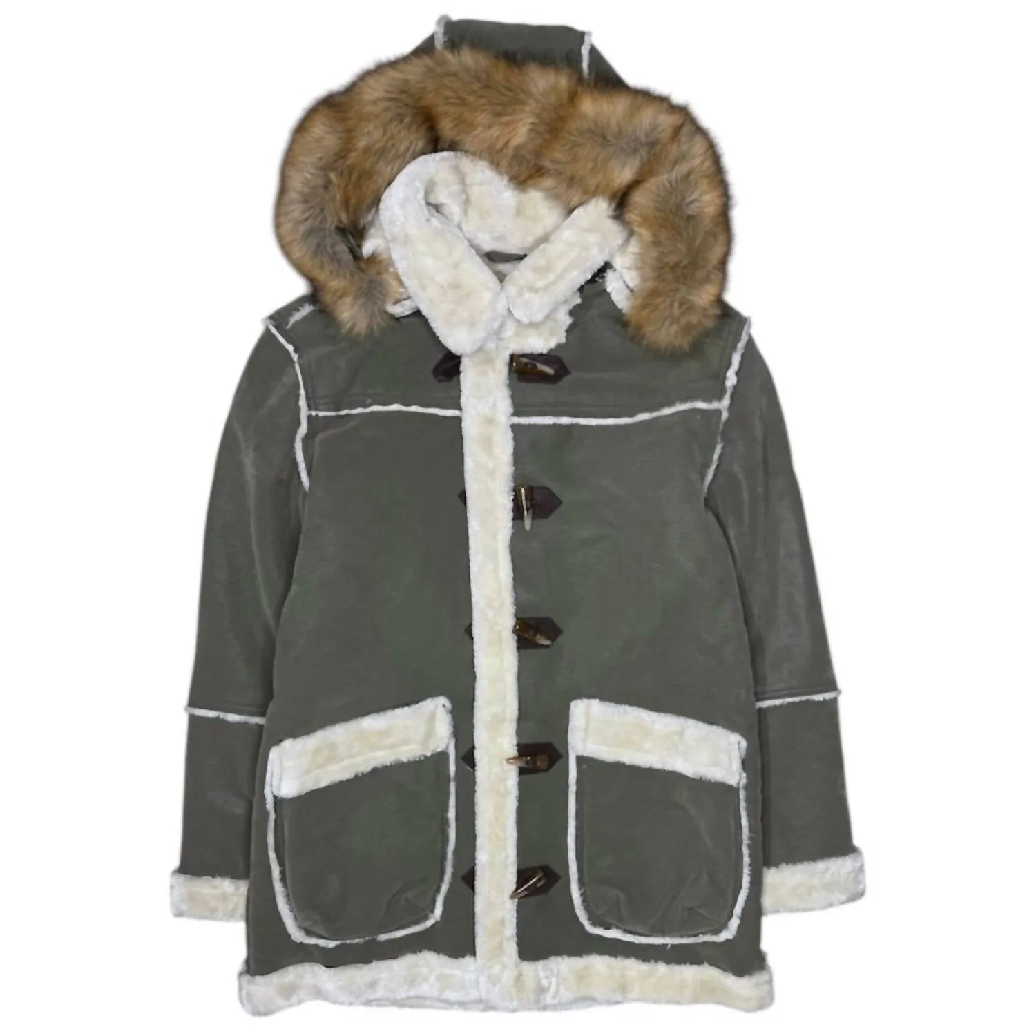 Men's Denali Shearling Jacket In Olive