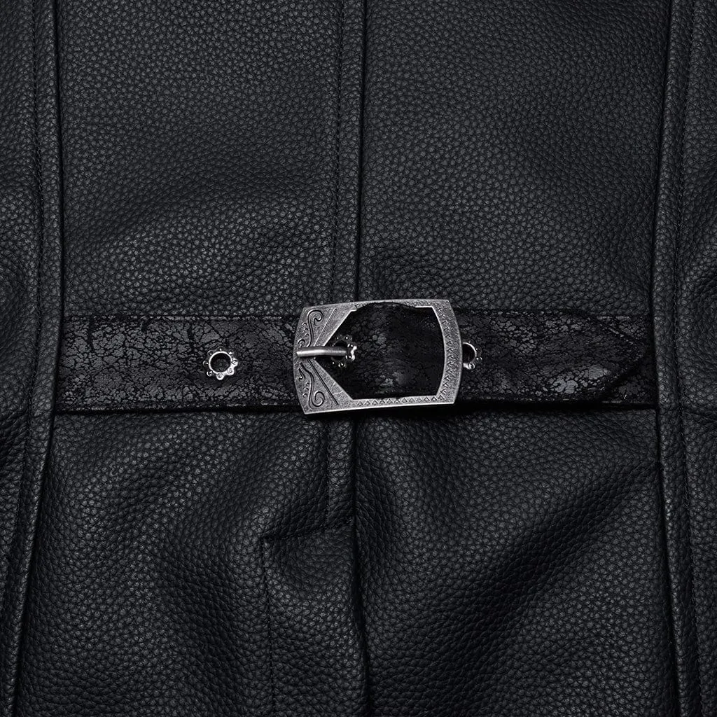 Men's Gothic Studs Buckle-up Waistcoat