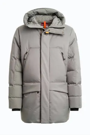 Men's Hikari Hooded Parka Long Puffer Jacket In Nowhere