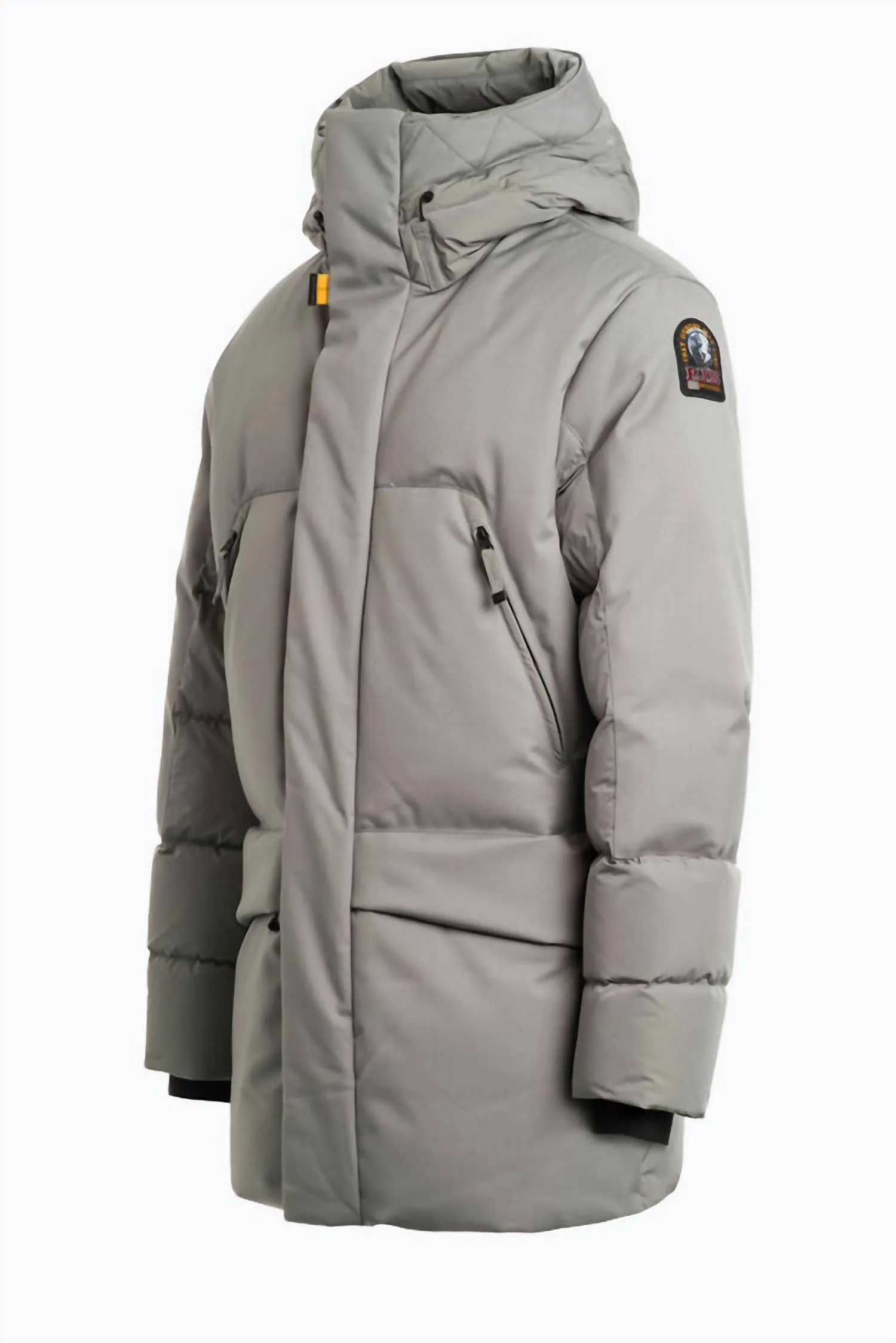 Men's Hikari Hooded Parka Long Puffer Jacket In Nowhere