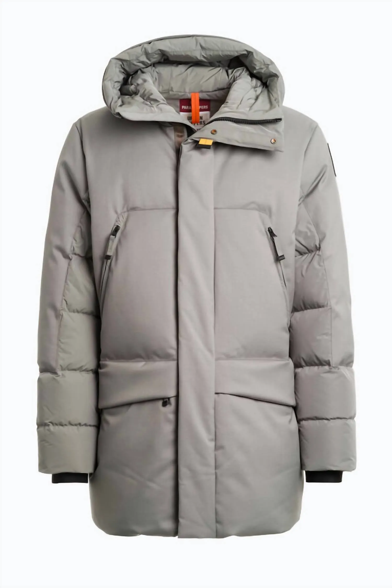 Men's Hikari Hooded Parka Long Puffer Jacket In Nowhere
