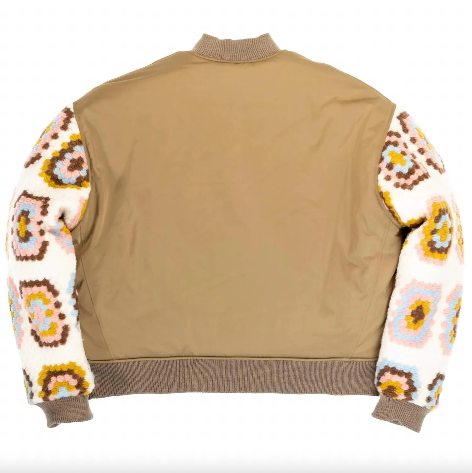Men's Knit - Technical Bomber In Brown