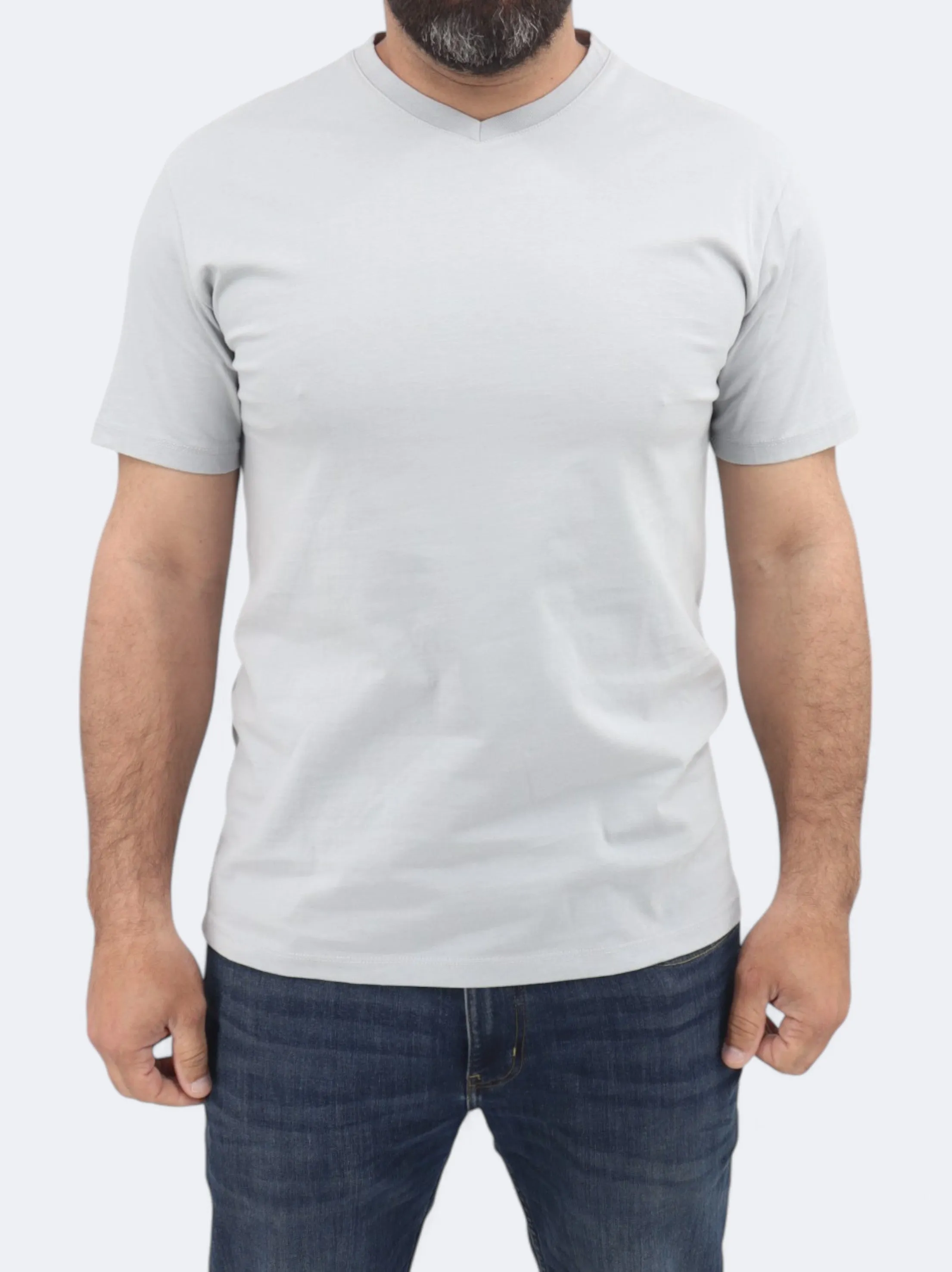 Men's Plain T-Shirt,Grey