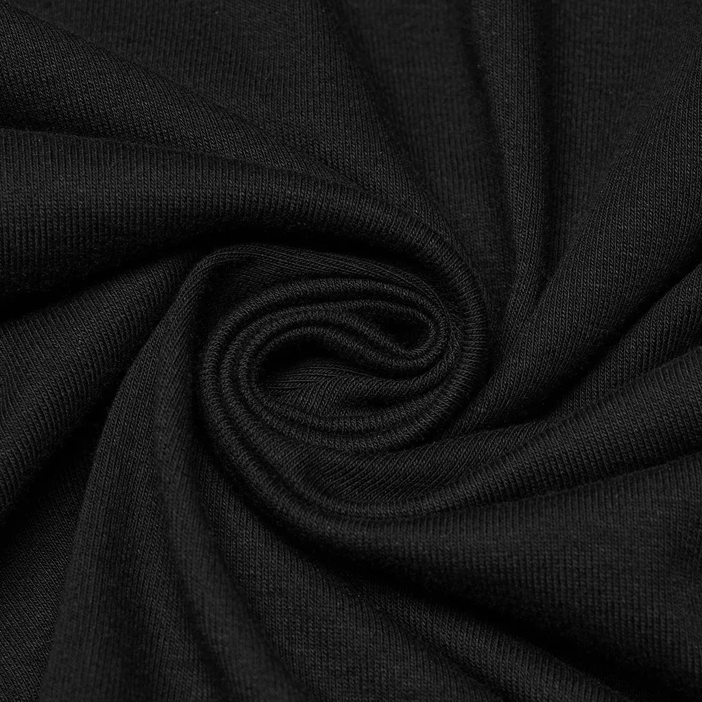 Men's Punk Mesh Eyelets Vest with Hood