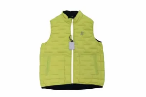 Men's Spencer Reversible Down Vest In Neon Bolt