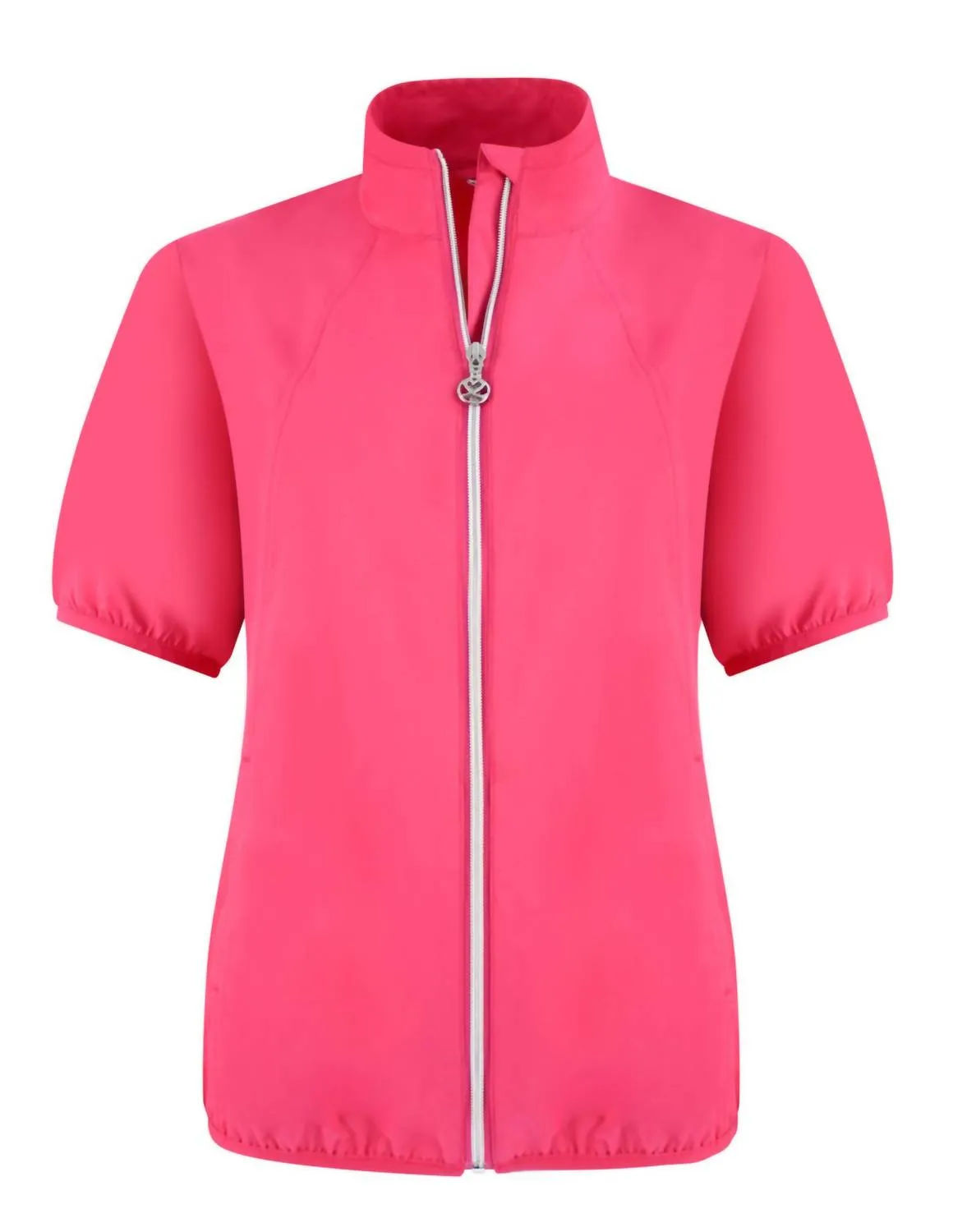 Mia Short Sleeve Wind Jacket In Fruit Punch