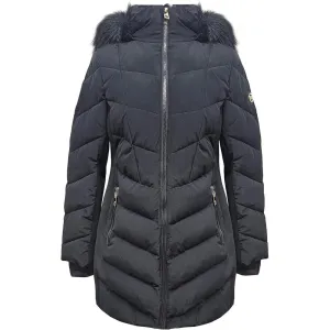 Michael Michael Kors Women's Chevron Scuba Coat, Black