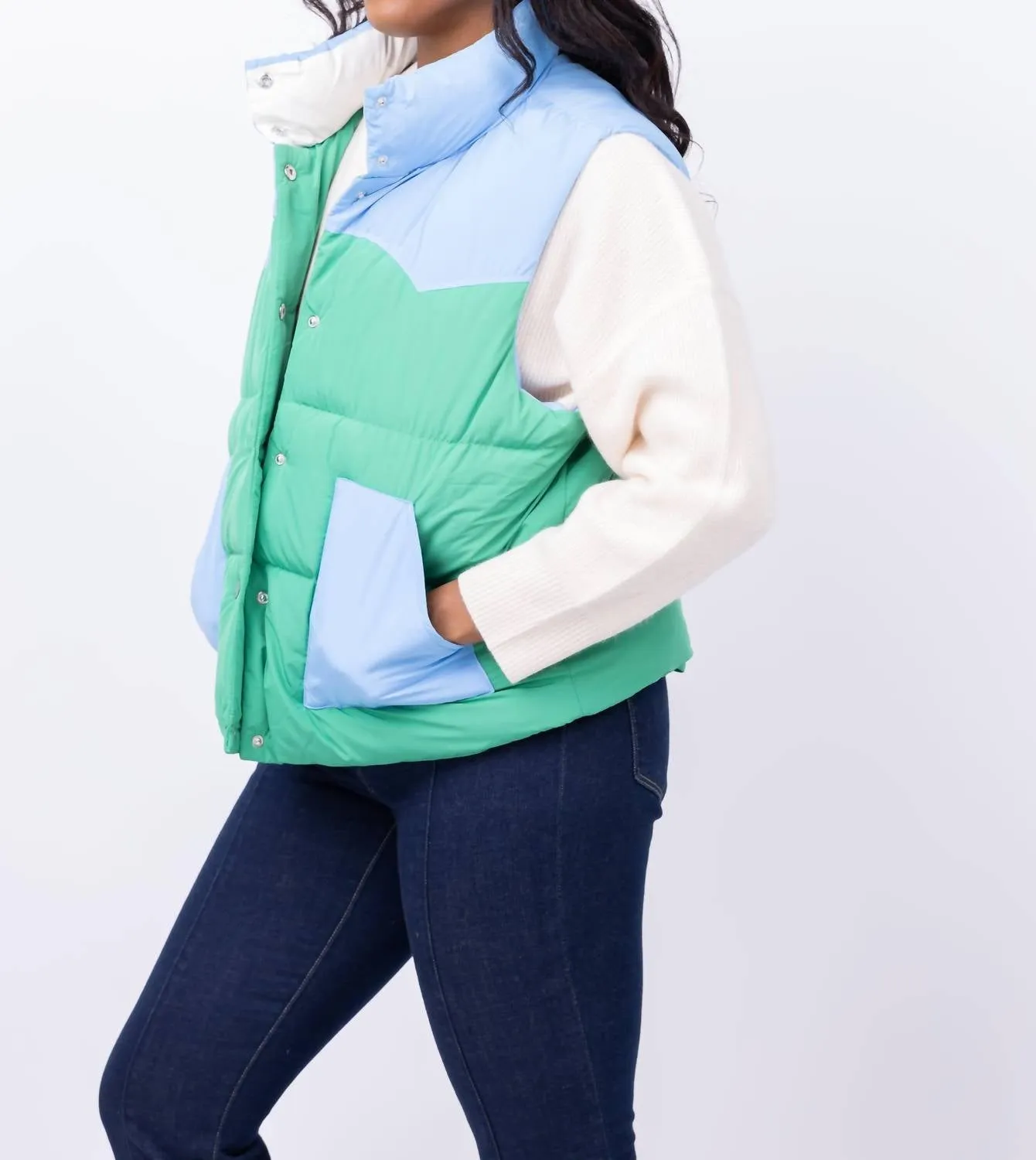 Miller Vest In Blue Grass