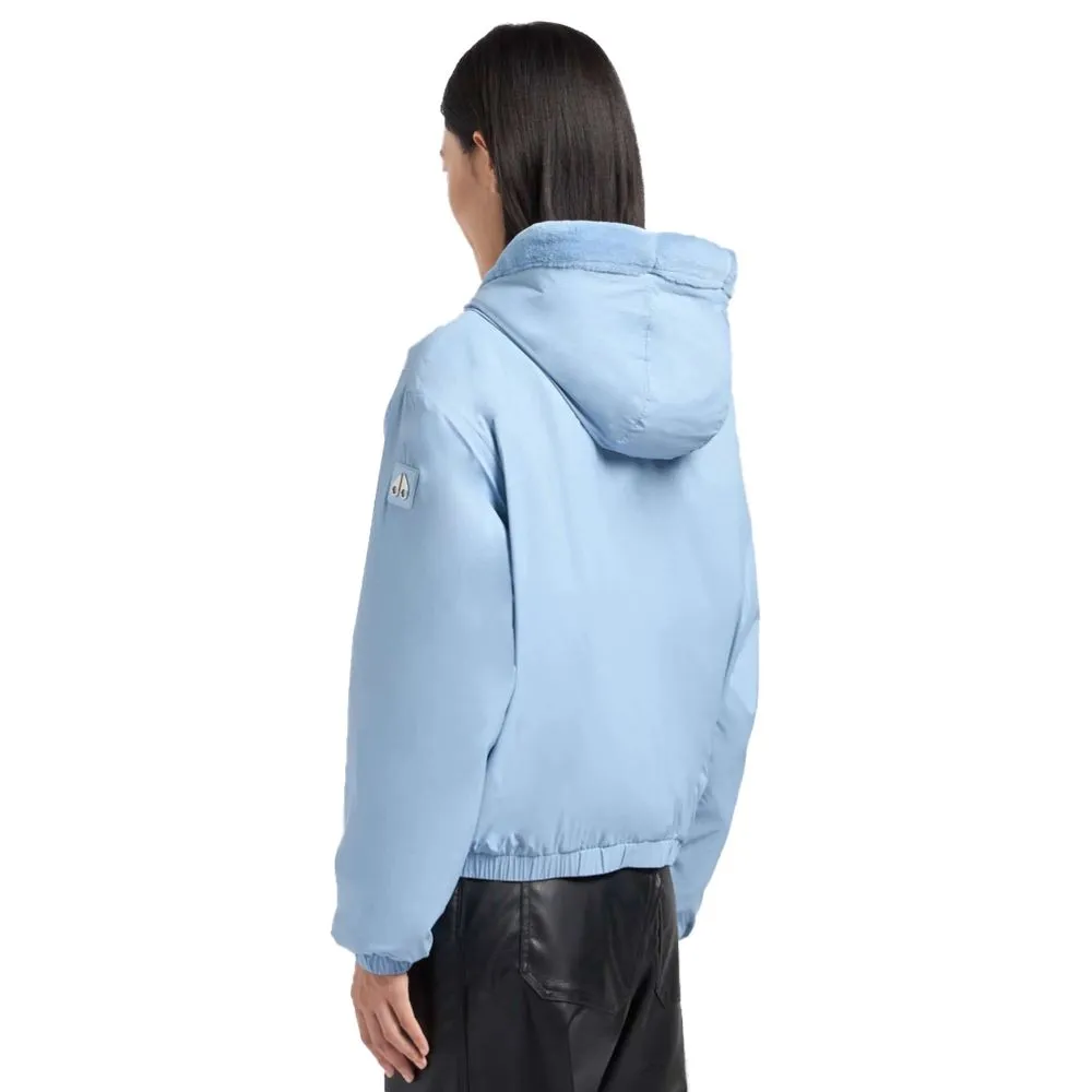 Moose Knuckles blue Nylon Jackets & Women's Coat