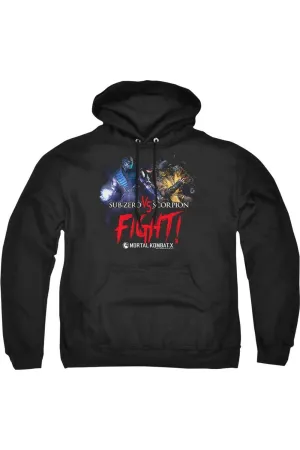 Mortal Kombat X Fight Adult Pull Over Hoodie / Hooded Sweatshirt