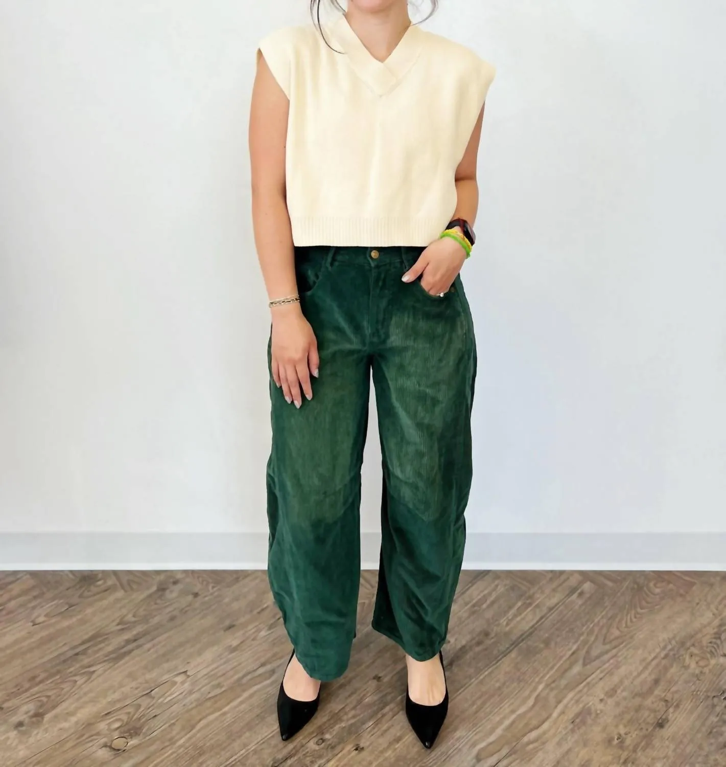 Muriel Vest In Ivory