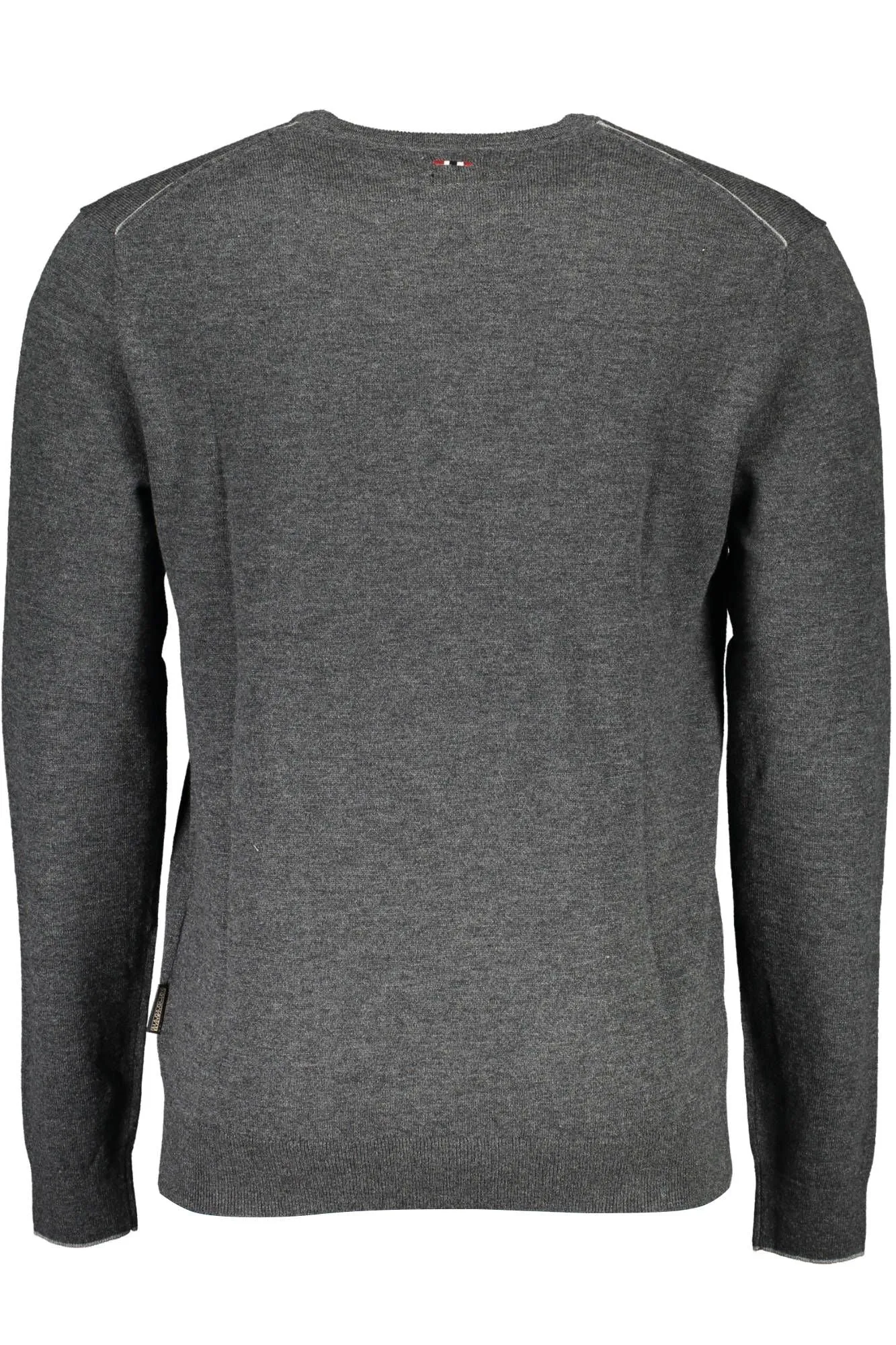 Napapijri Elegant  Wool Sweater with Embroide Men's Logo