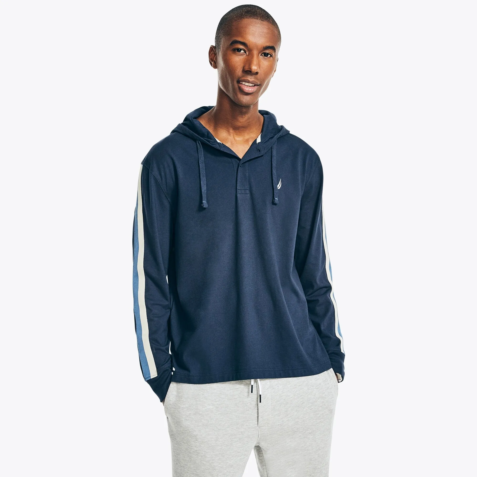 Nautica Mens Sustainably Crafted Pullover Hoodie