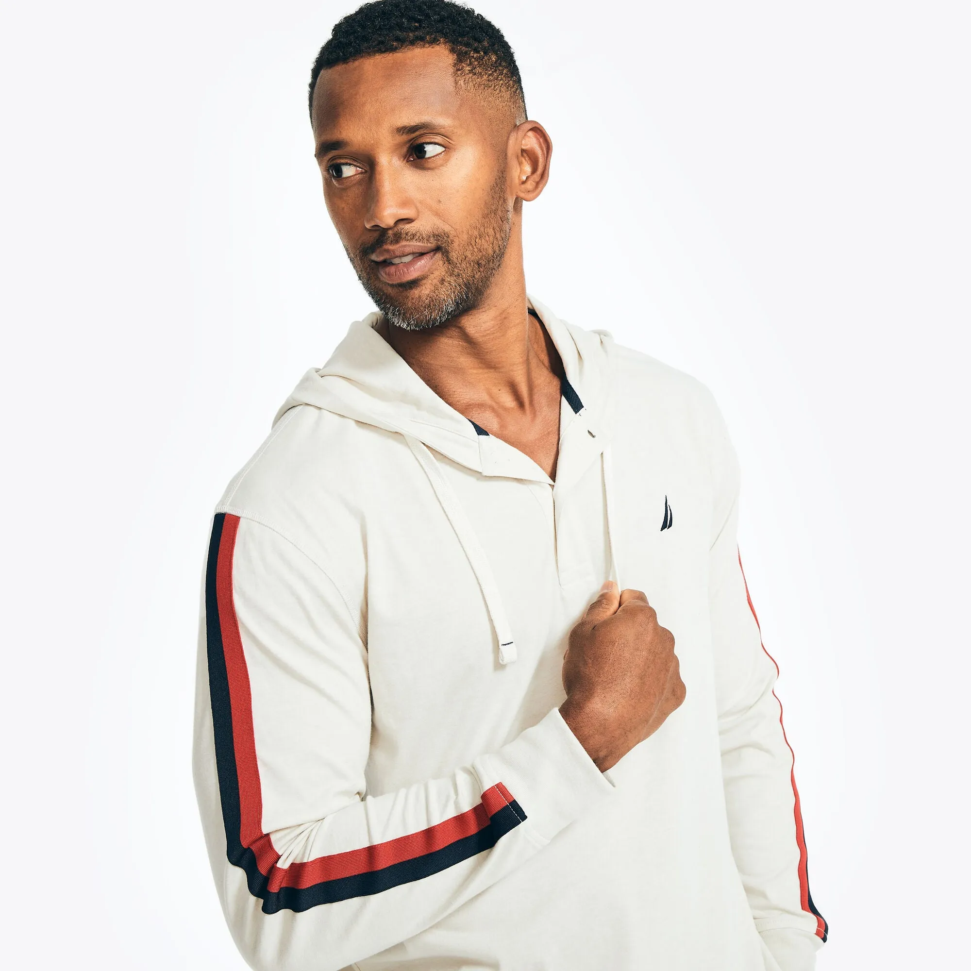 Nautica Mens Sustainably Crafted Pullover Hoodie